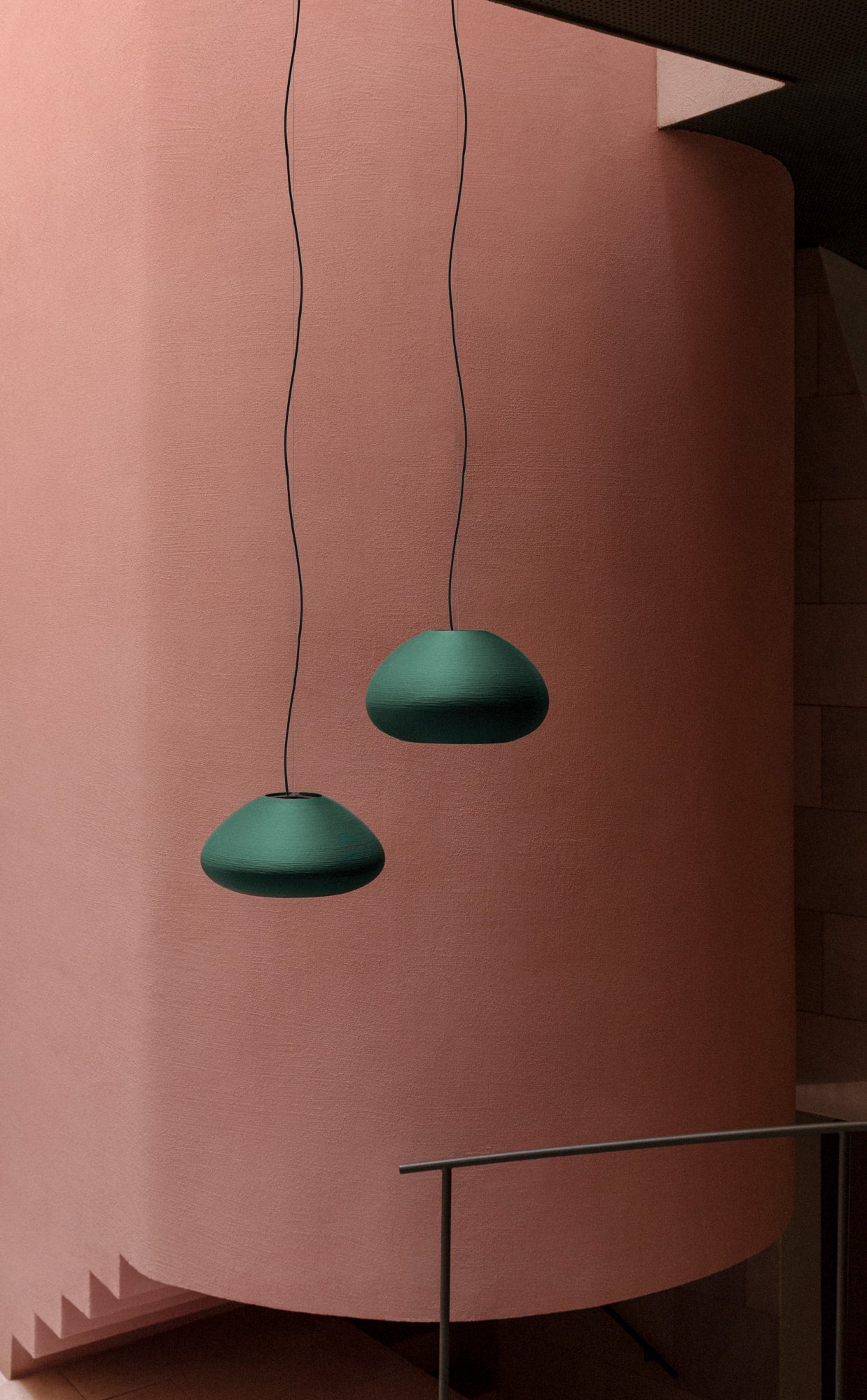 Lámpara Colgante Faro MAR & AIRE Impresión 3D Sostenible Diseño Héctor Serrano 1xE27