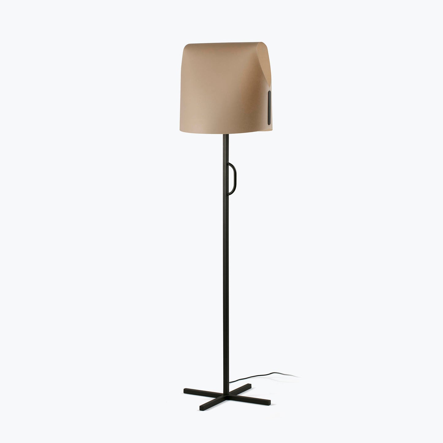 Lámpara de Pie Faro LUANG Pantalla Papiro y Lino Diseño Faro Lab 1xE27 H140cm