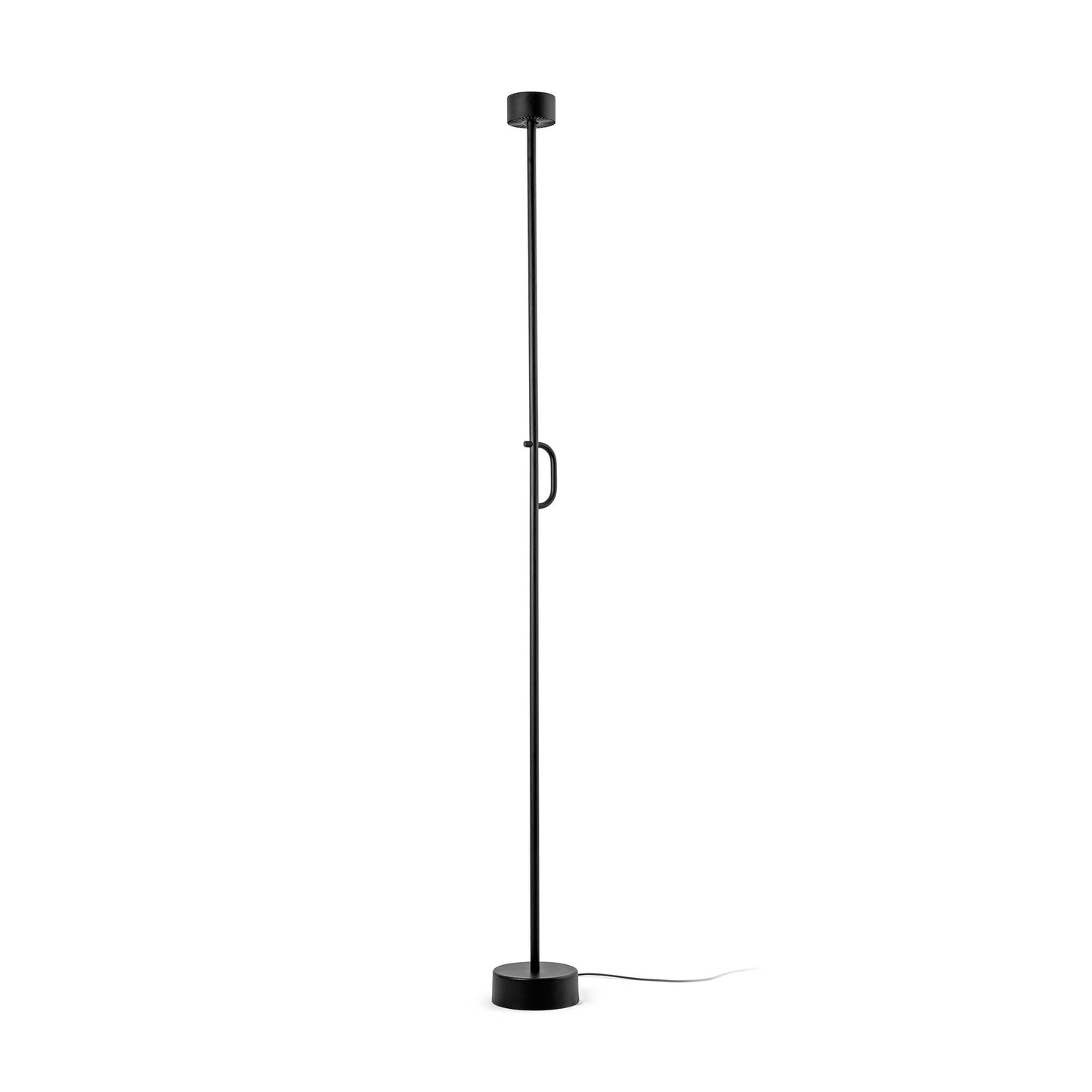 Lámpara de Pie Faro STAFF Negro Satinado Minimalista