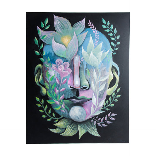 Lienzo Noah Multicolor 120x150 cm | Tonos Naturales Artesanal