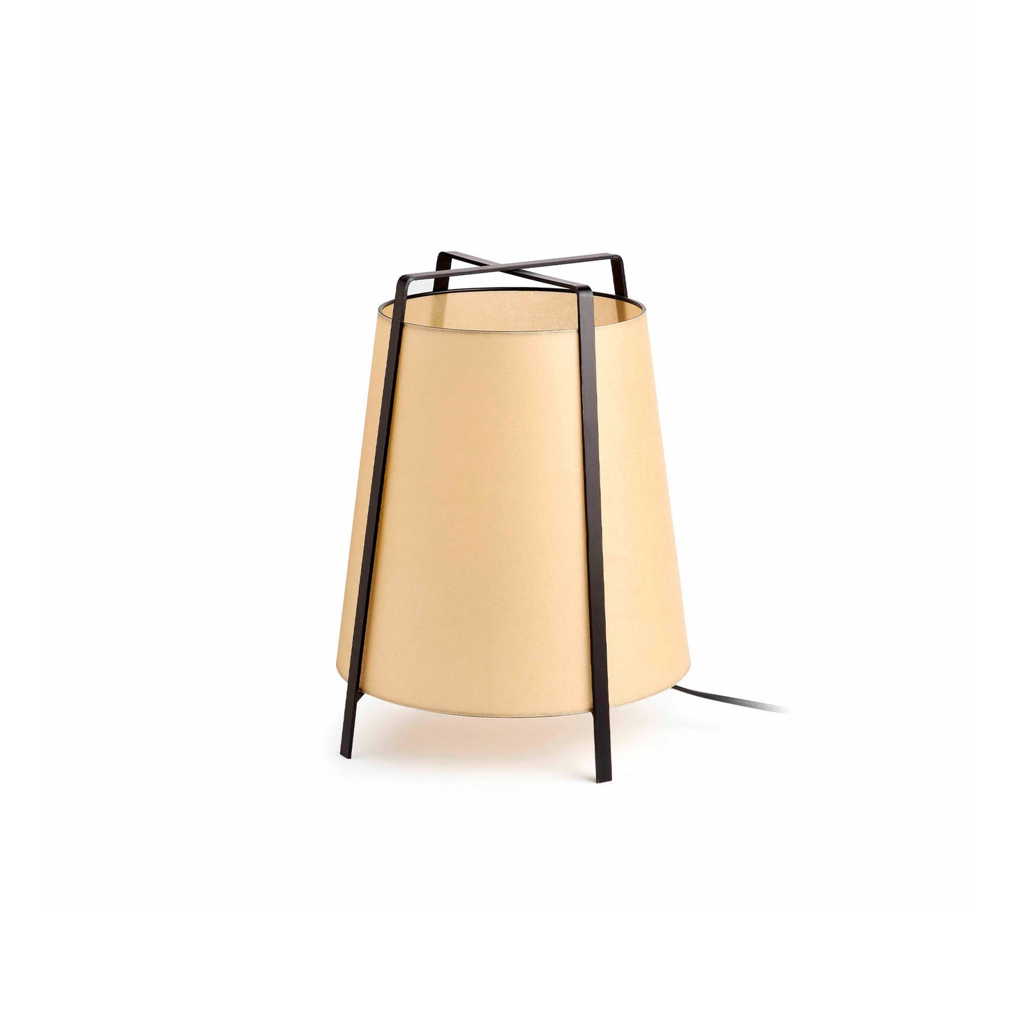Lámpara Faro AKANE Papiro y Madera Japandi Diseño Pepe Llaudet 1xE27