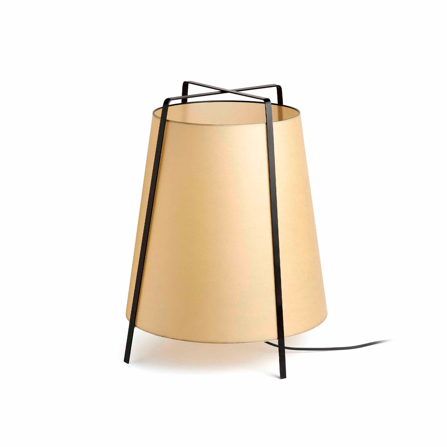 Lámpara Faro AKANE Papiro y Madera Japandi Diseño Pepe Llaudet 1xE27