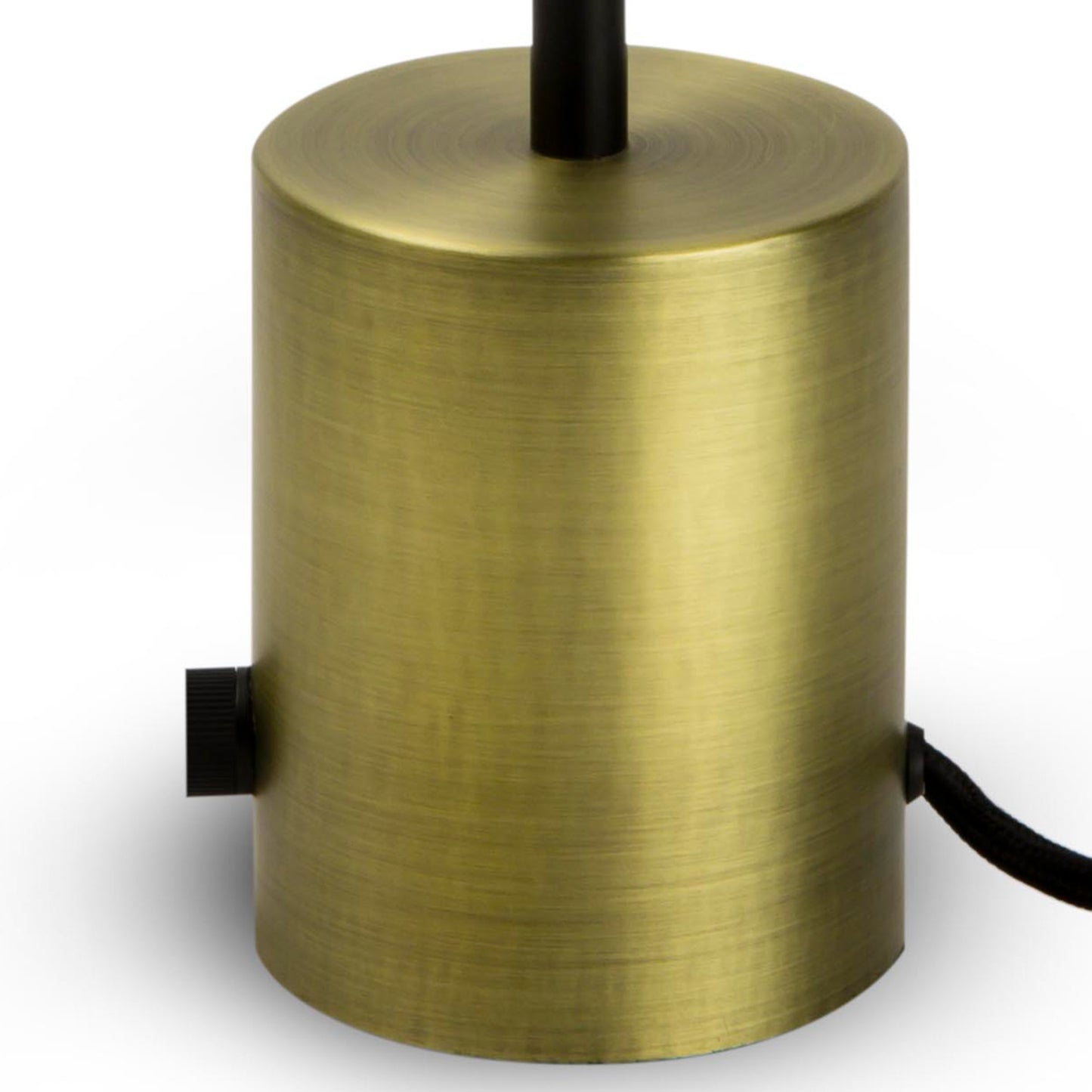 Lámpara de Sobremesa Faro Hoshi Oro Satinado y Negro LED 12W Regulable - Detalle