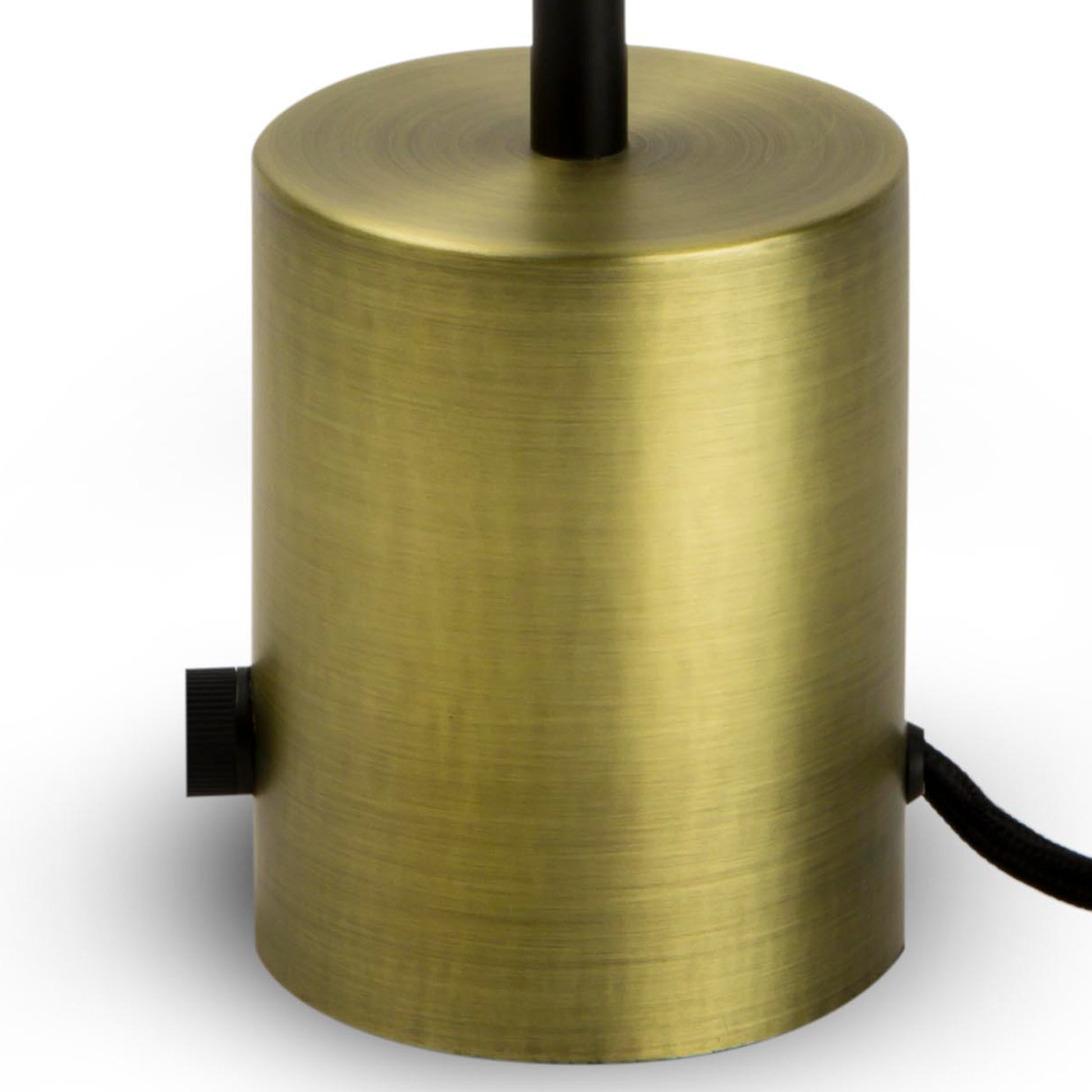 Lámpara de Sobremesa Faro Hoshi Oro Satinado y Negro LED 12W Regulable - Detalle