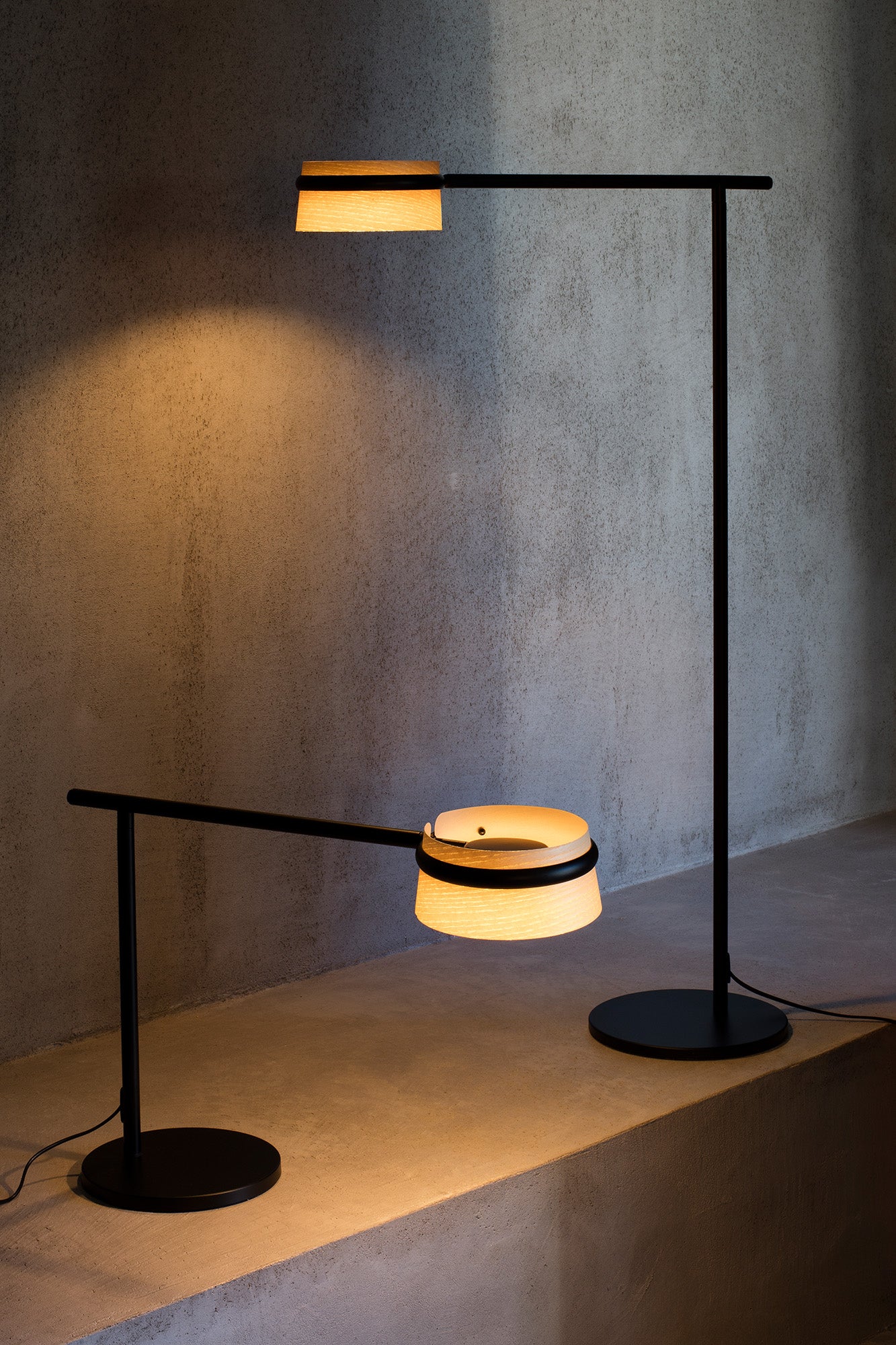 Lámpara de Sobremesa Faro LOOP Madera Natural Diseño Estudi Ribaudí LED 6W