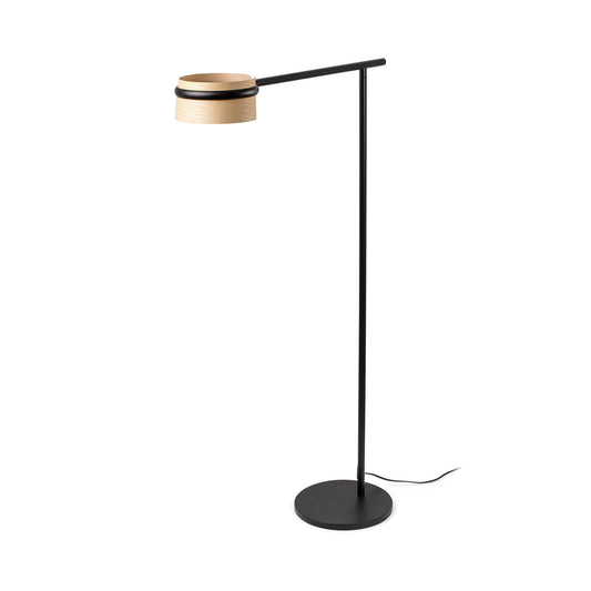 Lámpara de Pie Faro LOOP Madera Natural Diseño Estudi Ribaudí LED 6W