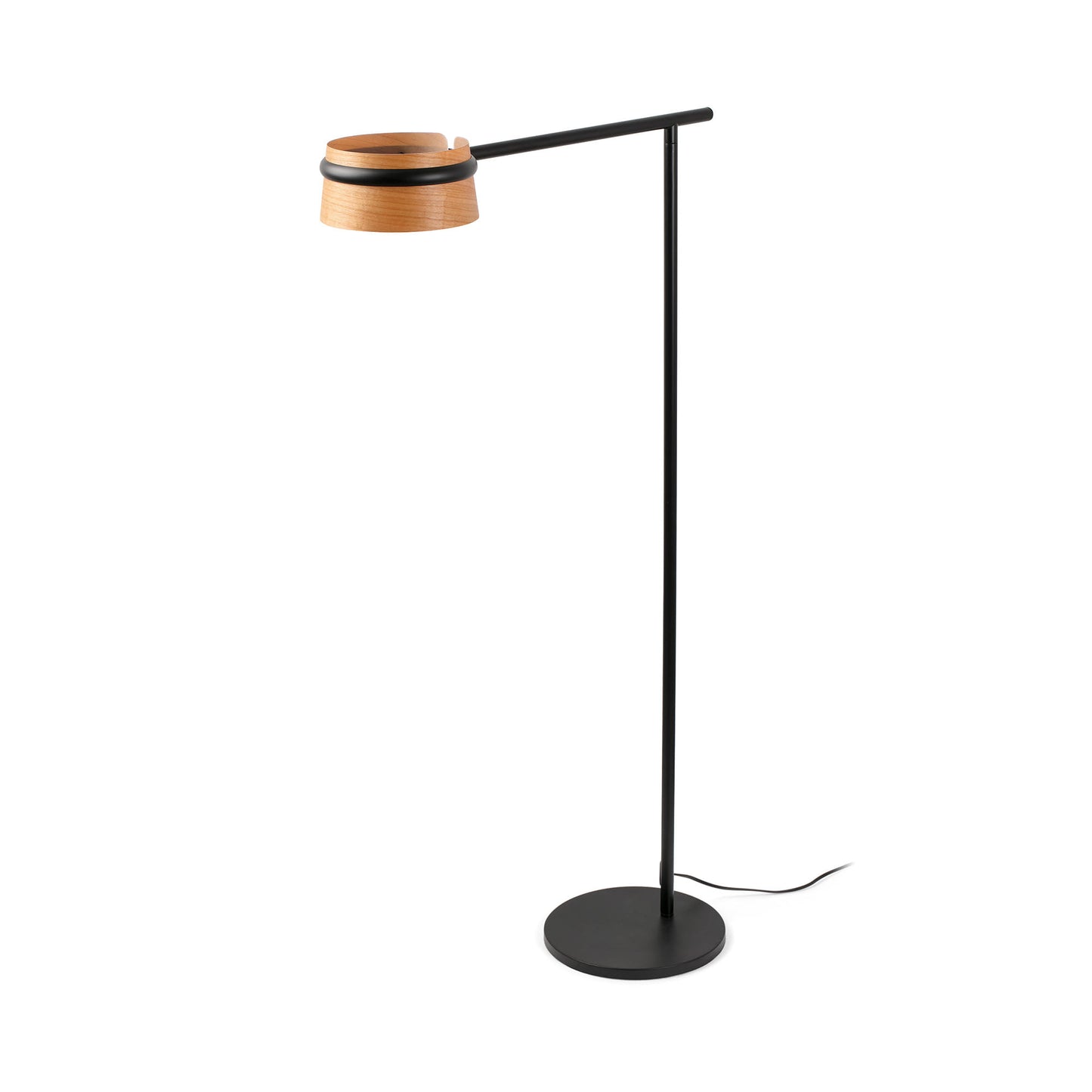 Lámpara de Pie Faro LOOP Madera Natural Diseño Estudi Ribaudí LED 6W