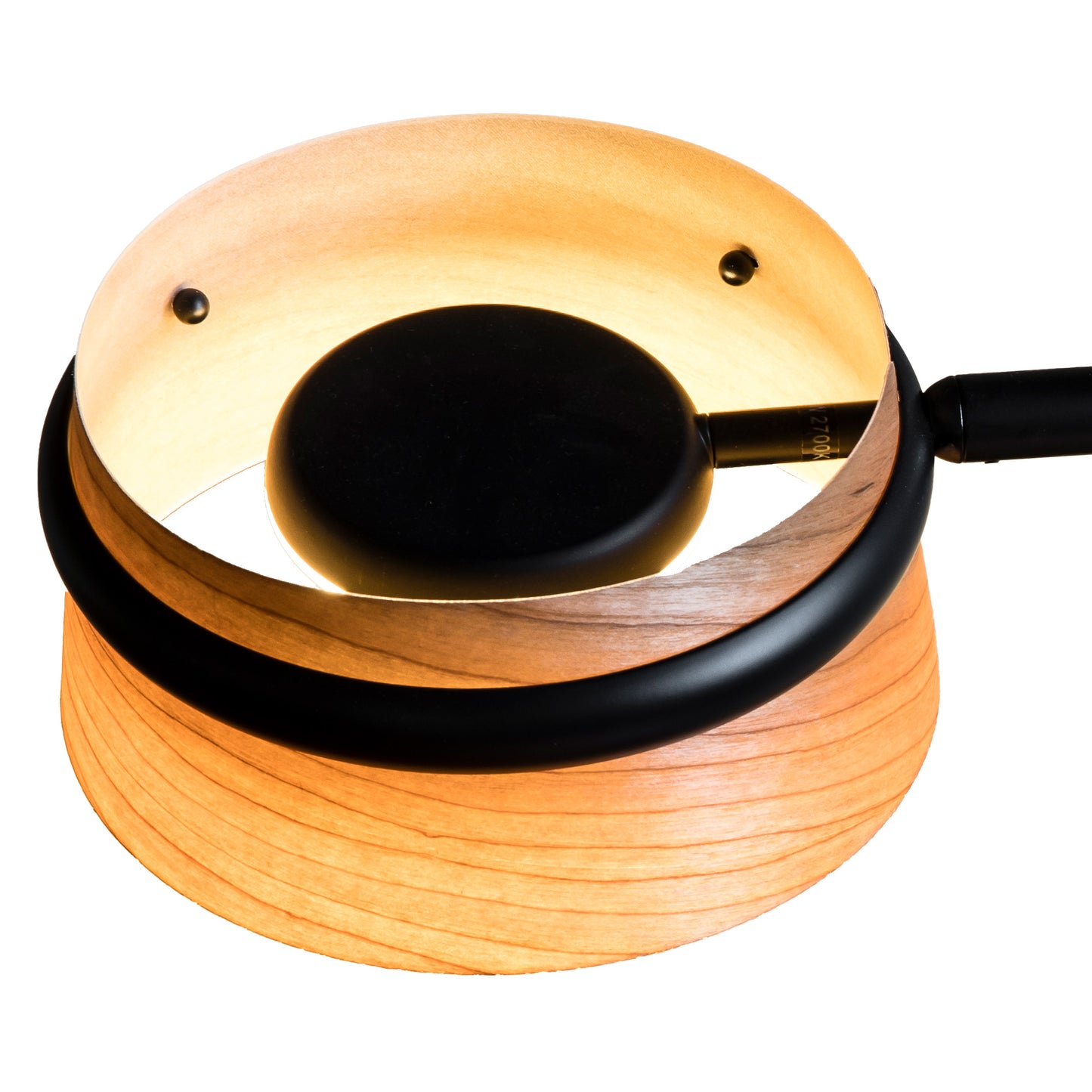 Lámpara de Pie Faro LOOP Madera Natural Diseño Estudi Ribaudí LED 6W