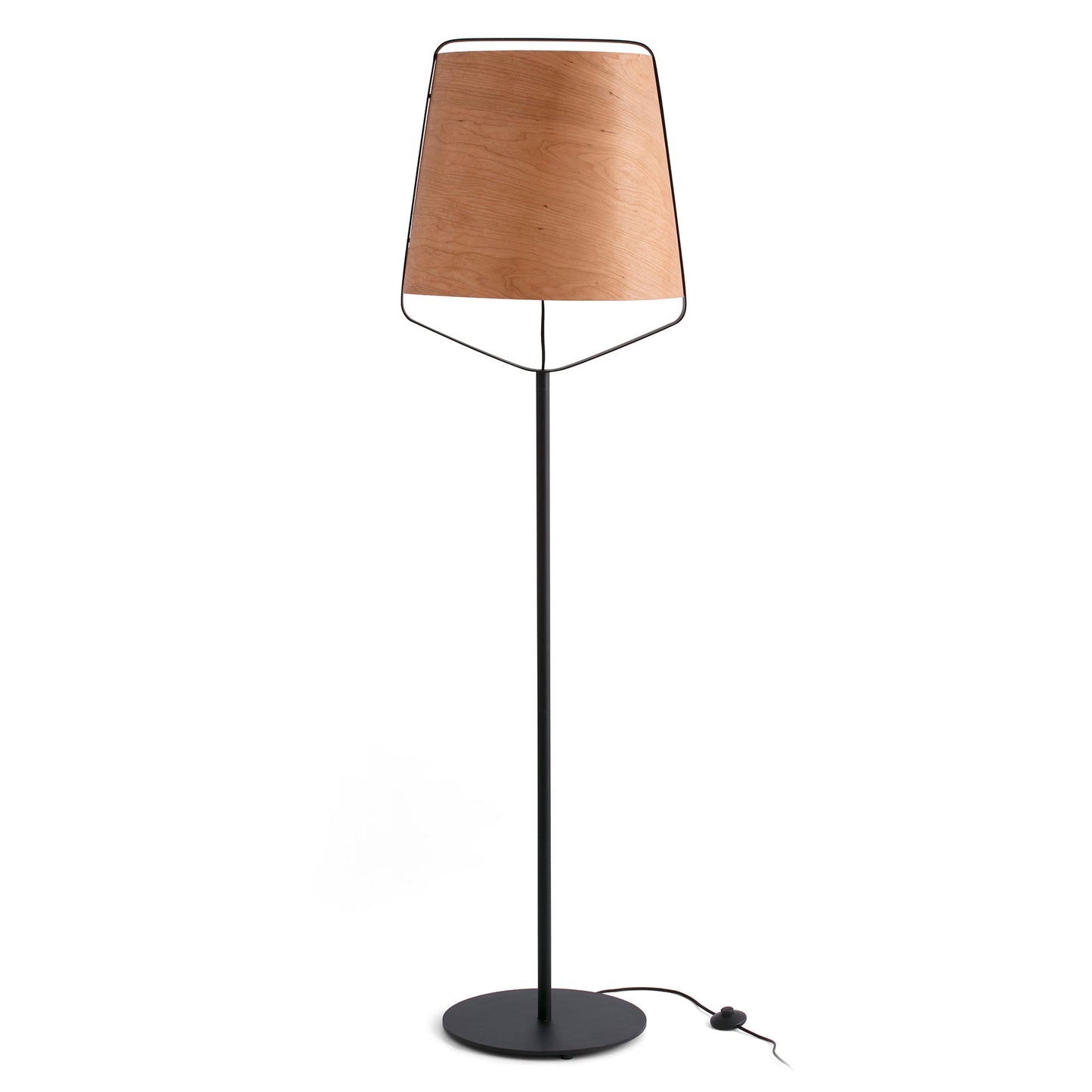 Lámpara Faro STOOD Madera Natural y Metal Diseño Lucid Product Design 1xE27