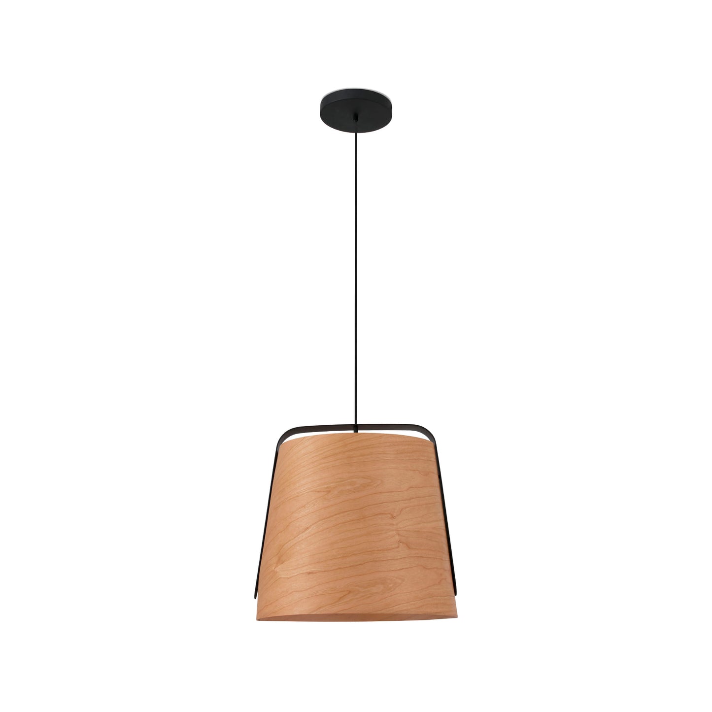 Lámpara Faro STOOD Madera Natural y Metal Diseño Lucid Product Design 1xE27