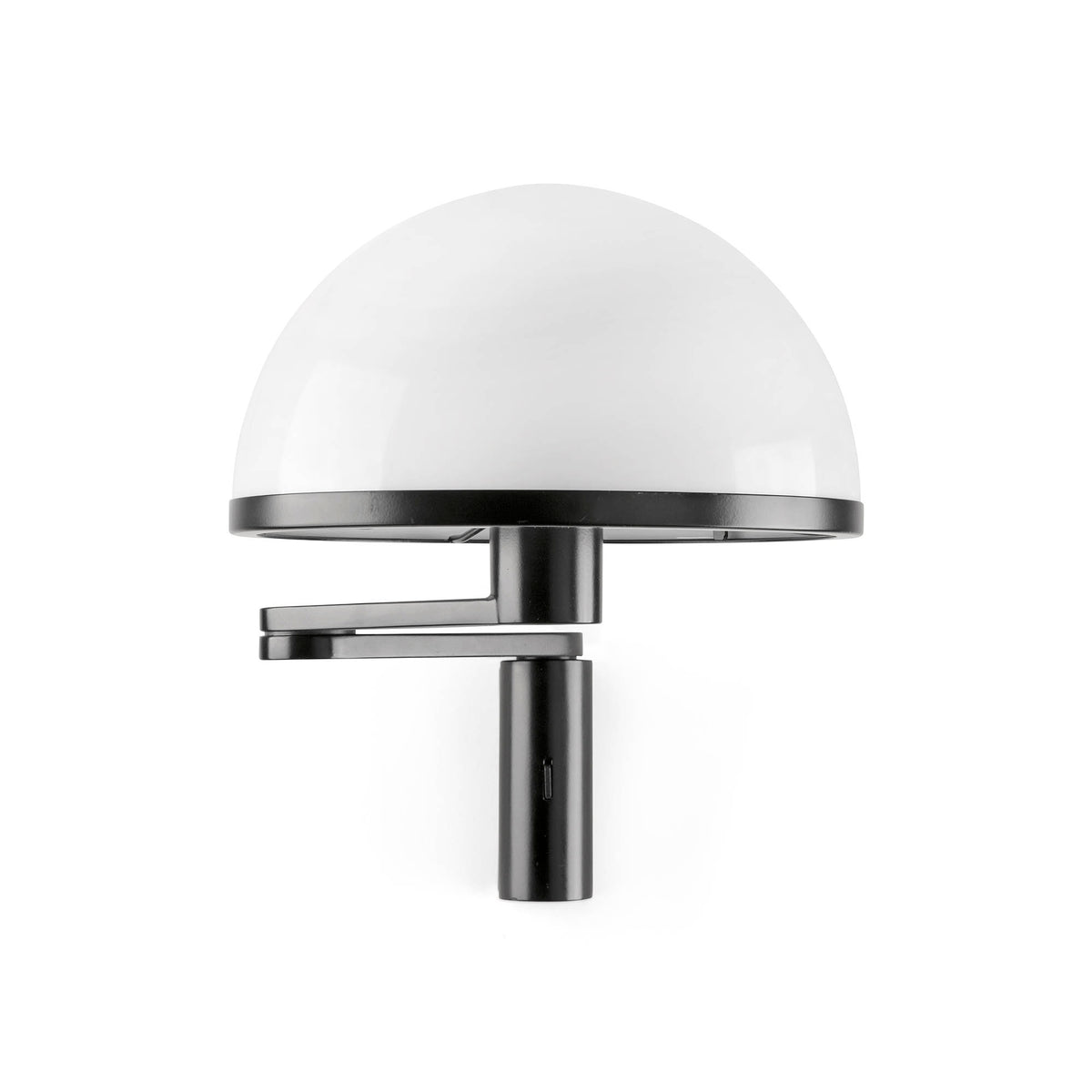 Detalle del aplique Faro DOME con brazo negro