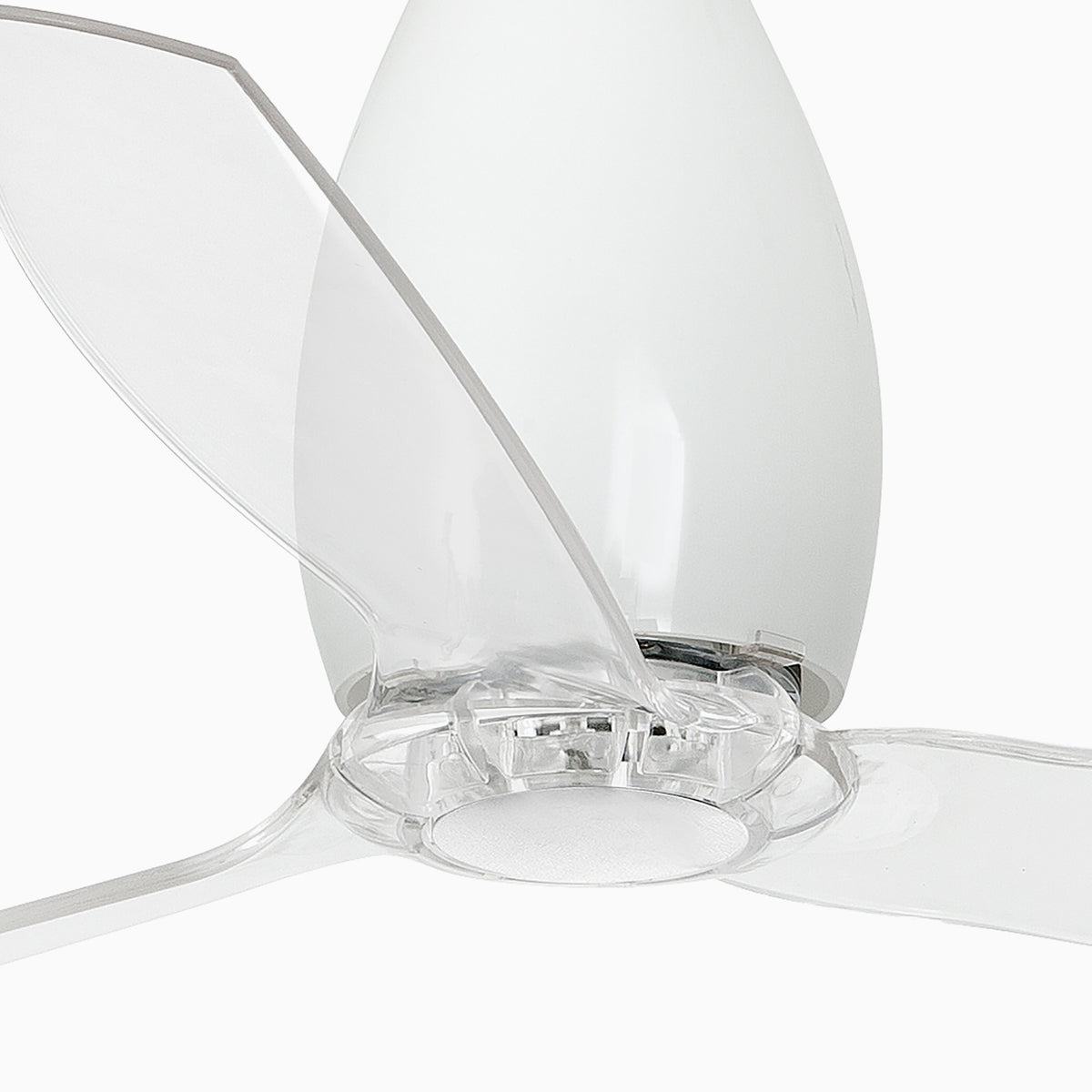 Ventilador de Techo Faro Eterfan DC Ø128cm Blanco Brillo con Palas Transparentes - Detalle