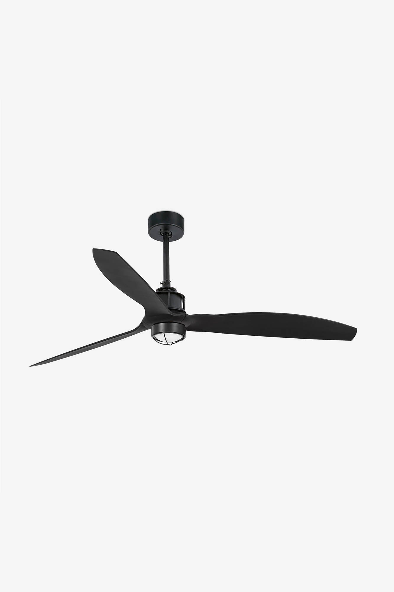 Ventilador de Techo Faro Just Fan DC Ø128cm Negro con Palas Negras - Ambiente