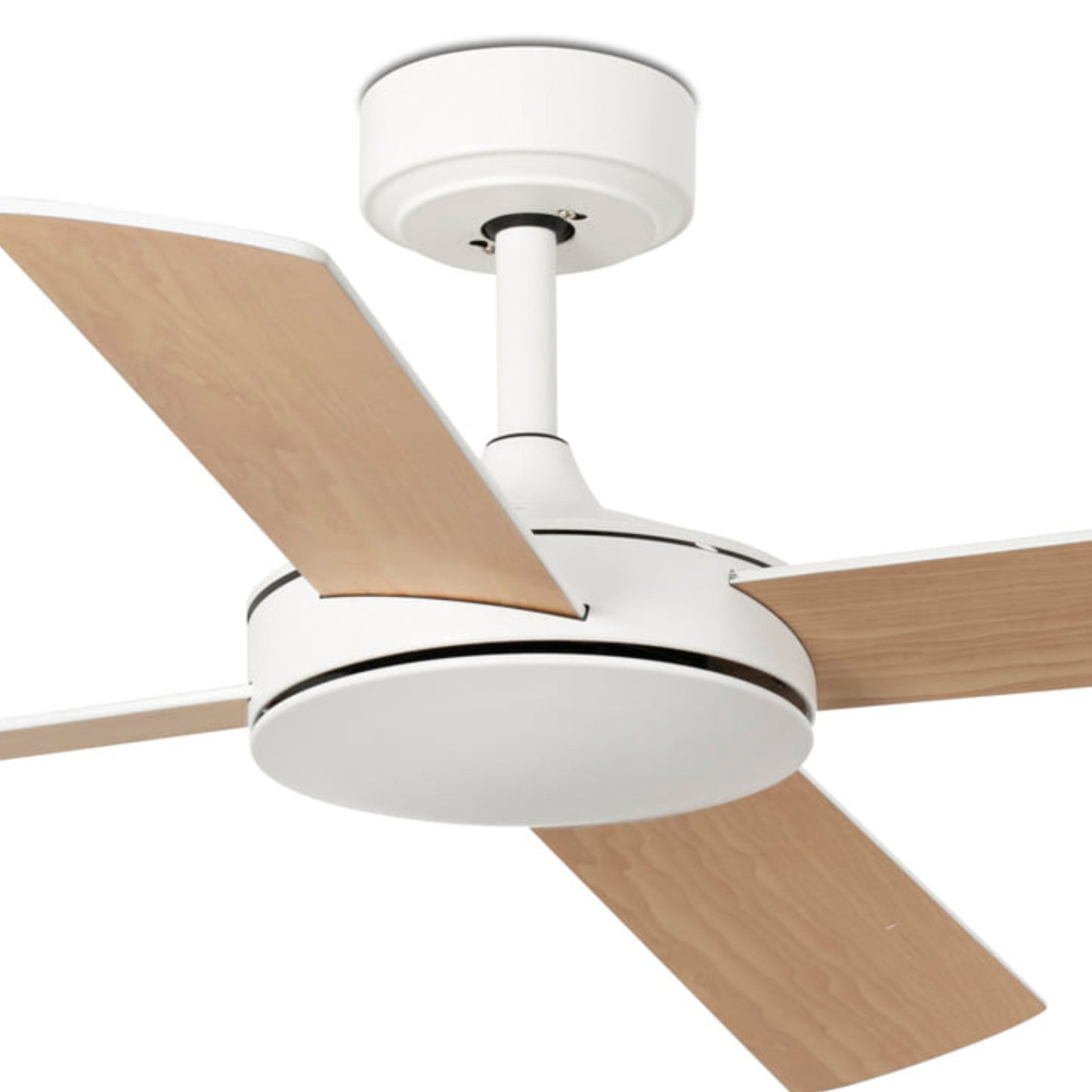 Ventilador de Techo Faro Mallorca DC Ø132cm Blanco con 4 Palas Blanco/Arce - Detalle