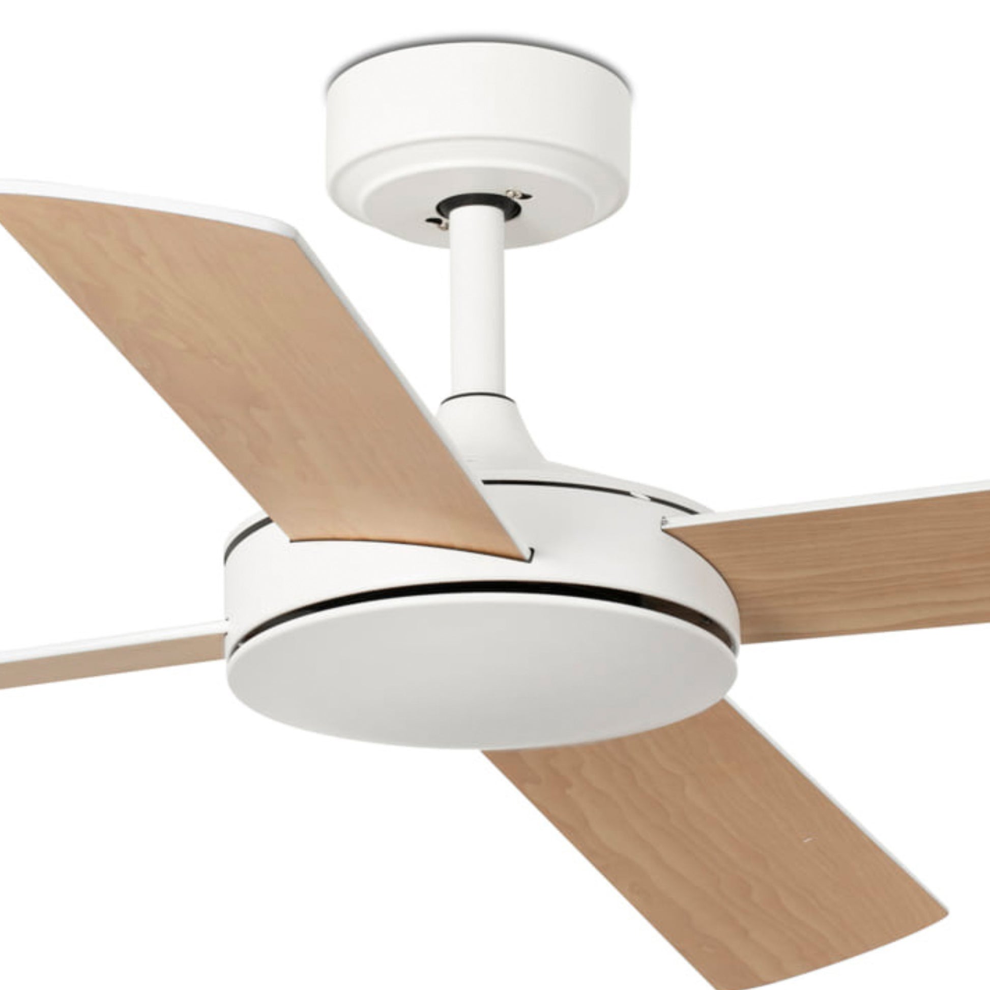Ventilador de Techo Faro Mallorca DC Ø132cm Blanco con 4 Palas Blanco/Arce - Detalle