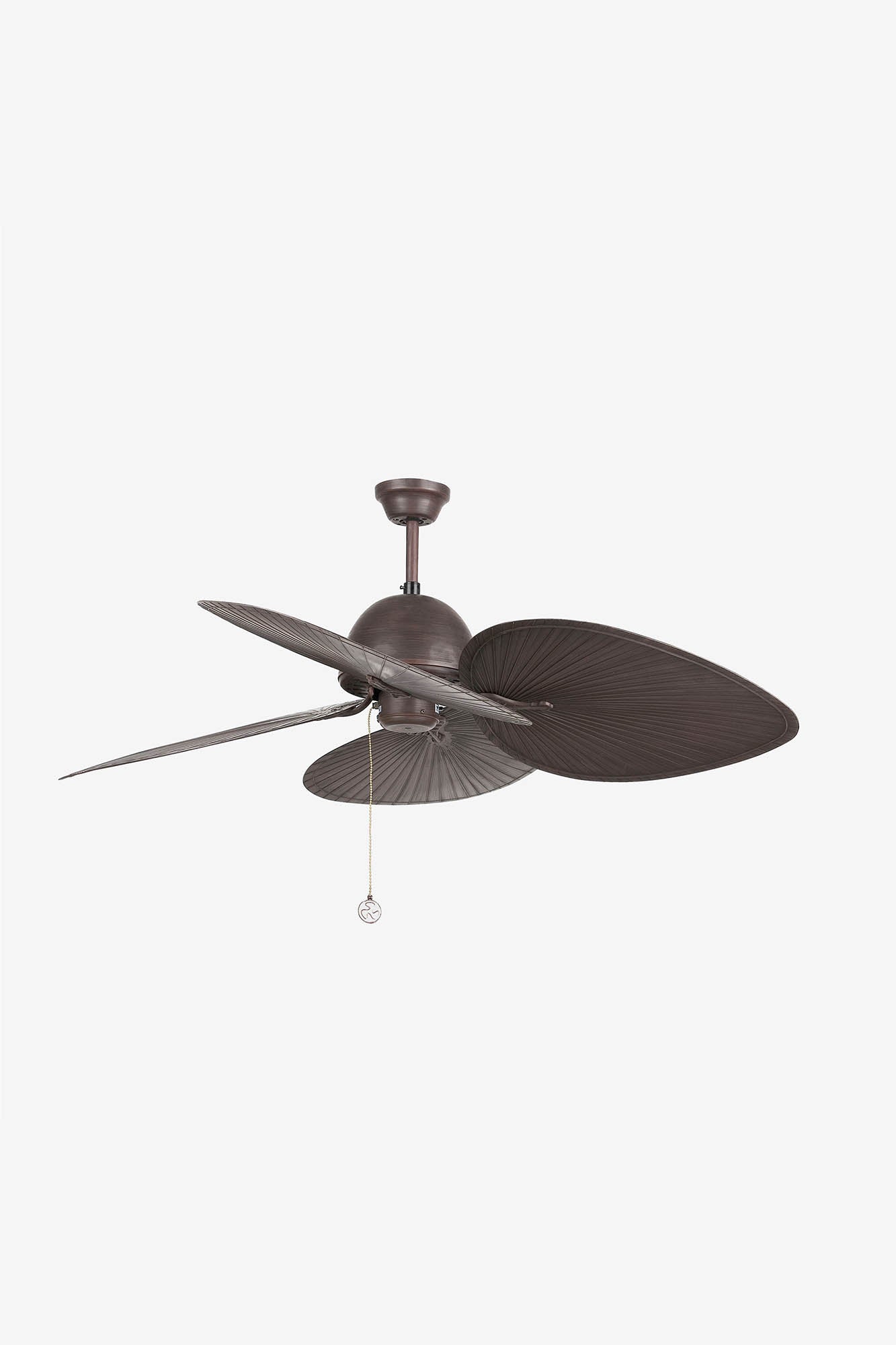 Ventilador de Techo Faro Cuba Ø132cm Oro Envejecido 4 Palas Tropical - Ambiente