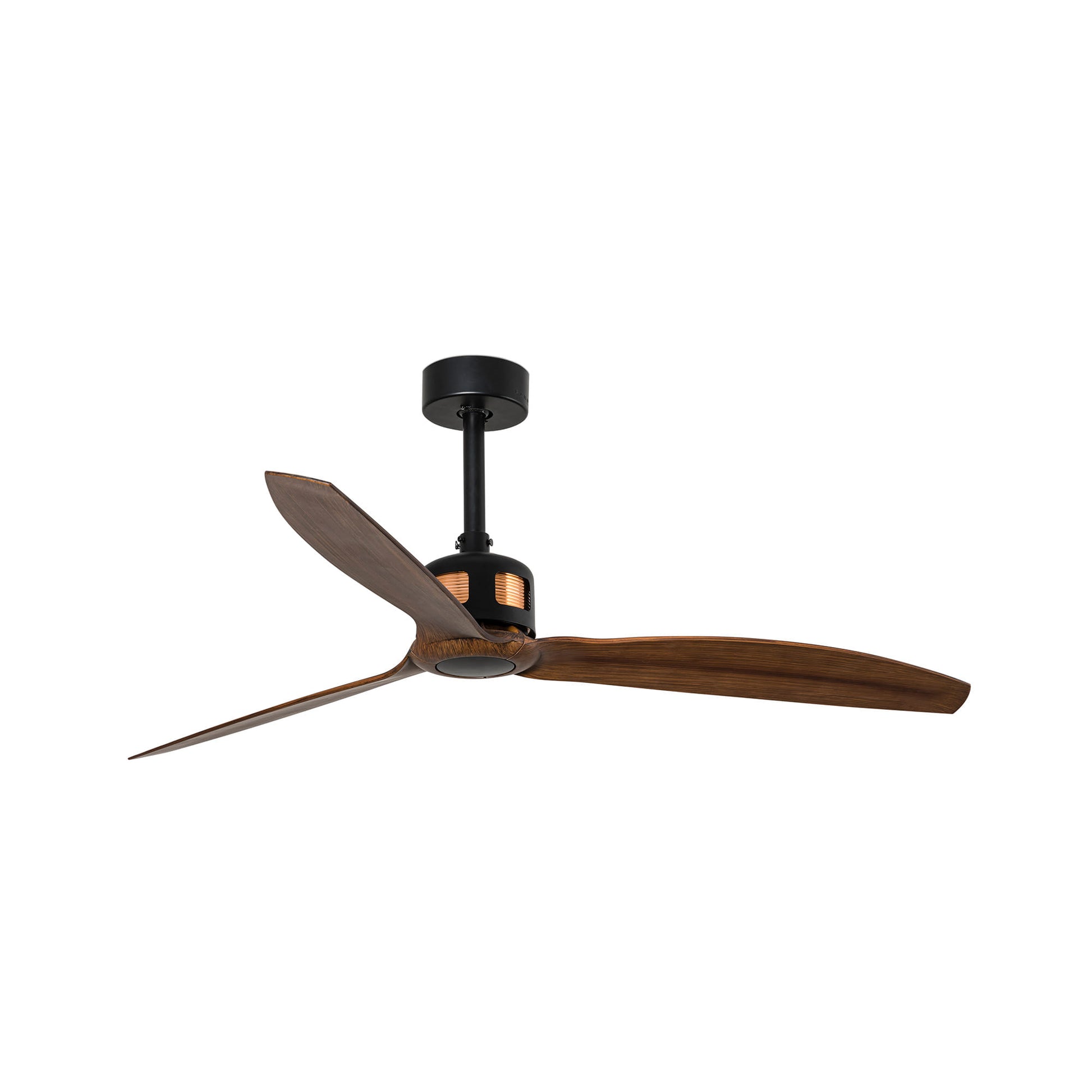 Ventilador de Techo Faro Copper Fan DC Ø128cm Cobre Brillante con Palas Madera - Foto Principal