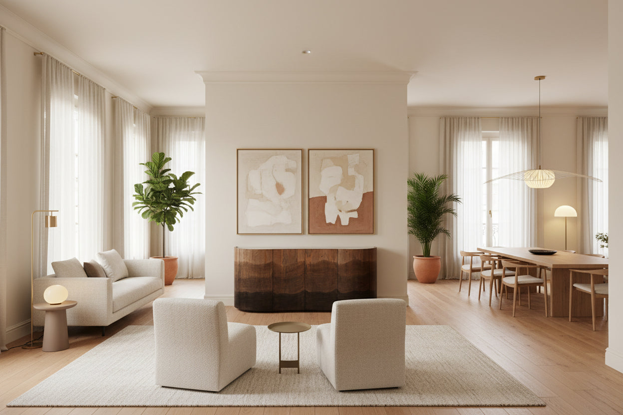 Aparador Sturgis en Madera de Mango y Mármol | Vical Home