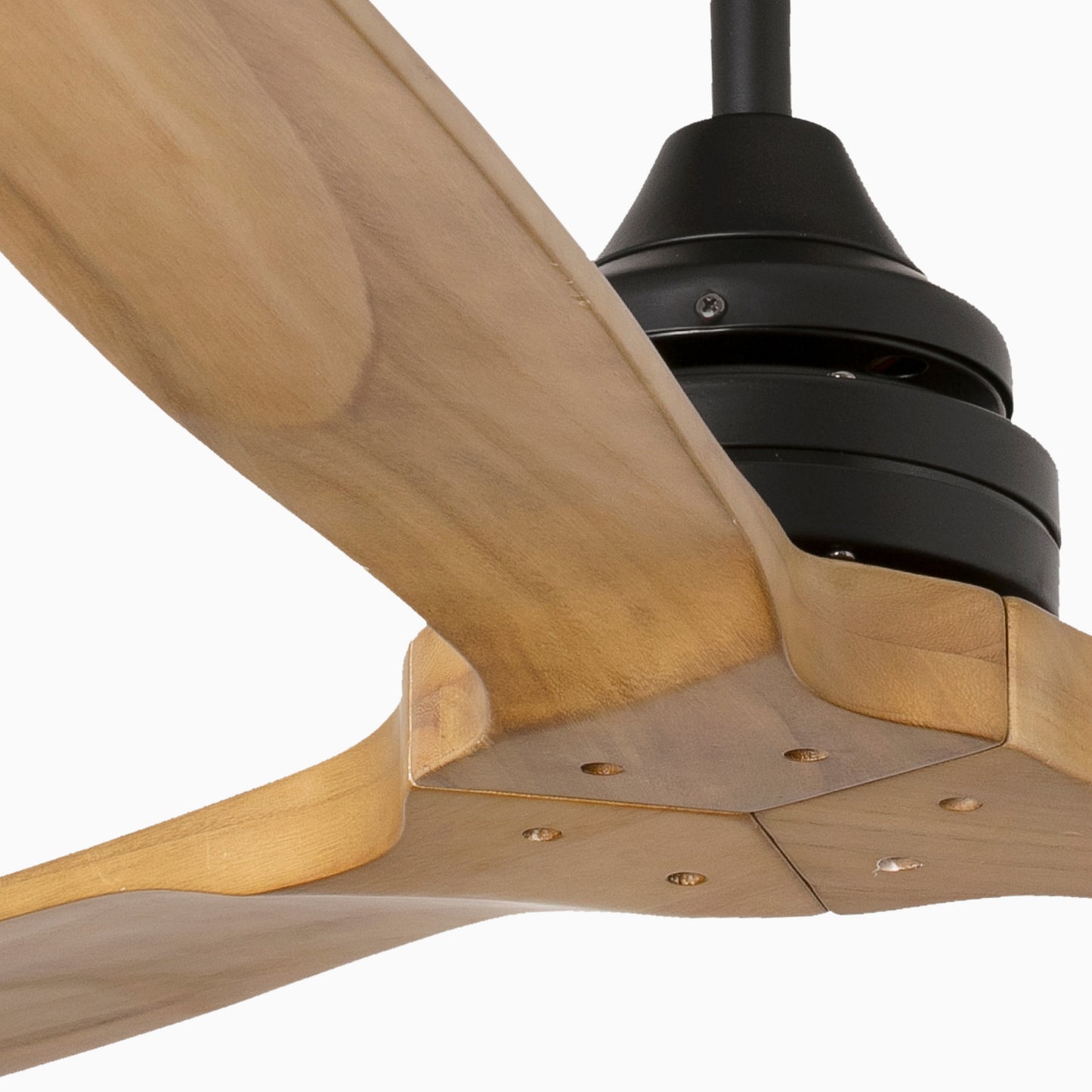 Ventilador de Techo Faro Alo DC Ø152cm Negro con Luz LED Palas Madera - Detalle