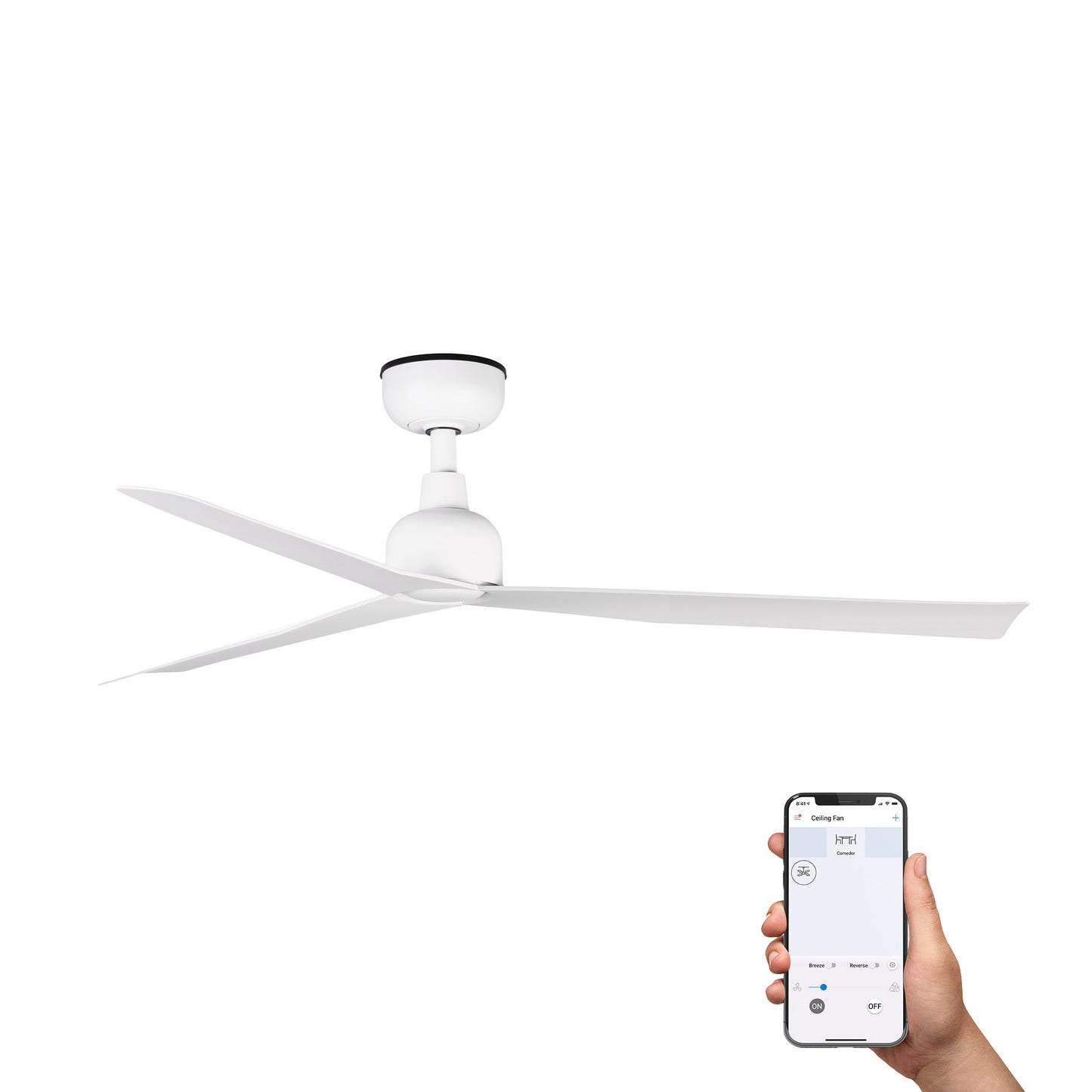 Ventilador de Techo Faro MARINE M DC Ø125cm IP44 Tratamiento Marino Seaside