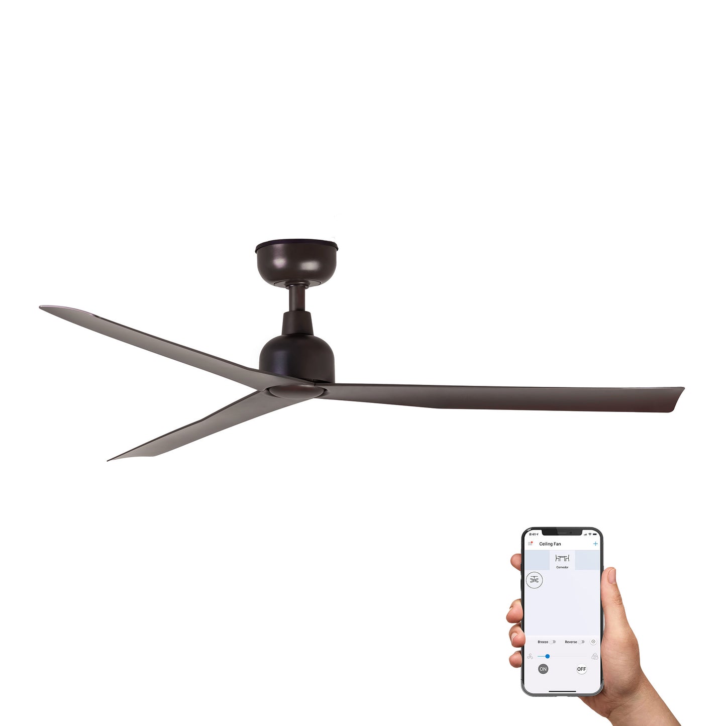 Ventilador de Techo Faro MARINE M DC Ø125cm IP44 Tratamiento Marino Seaside