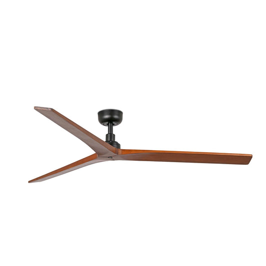 Ventilador de Techo Faro Klim L DC Ø150cm Negro Mate con Palas Nogal Oscuro - Foto Principal