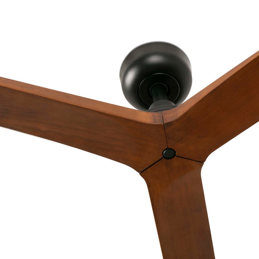 Ventilador de Techo Faro Klim L DC Ø150cm Negro Mate con Palas Nogal Oscuro - Detalle