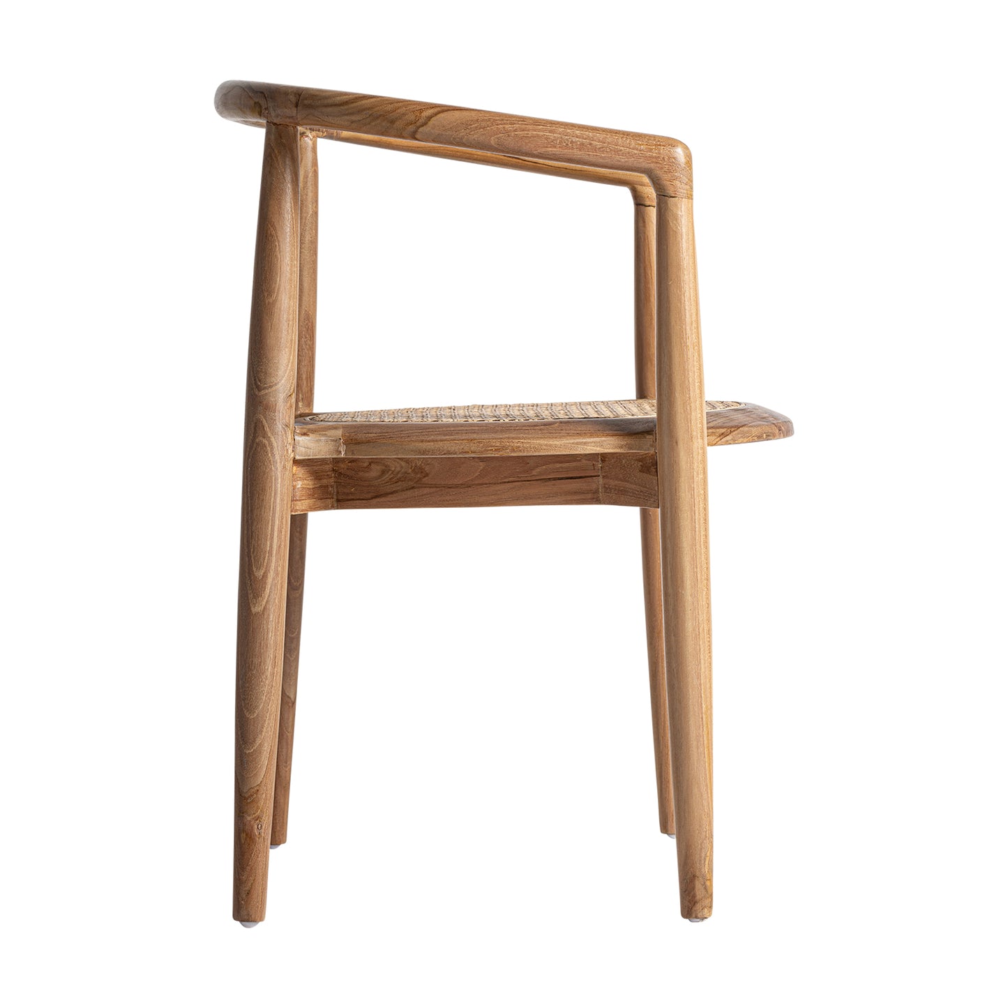 Silla Tostily en Madera de Teka y Ratán | Vical Home