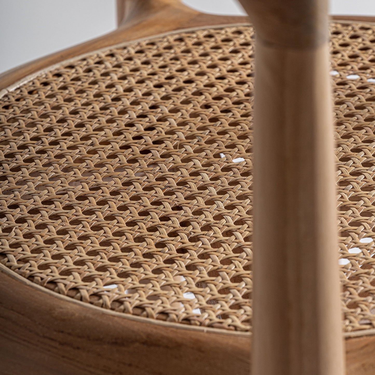 Silla Tostily en Madera de Teka y Ratán | Vical Home