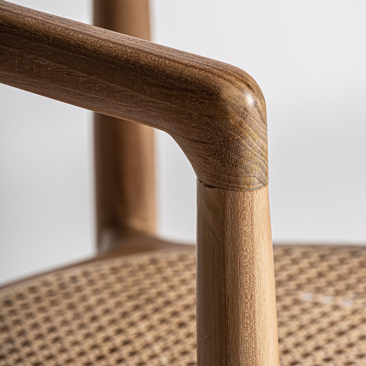 Silla Tostily en Madera de Teka y Ratán | Vical Home