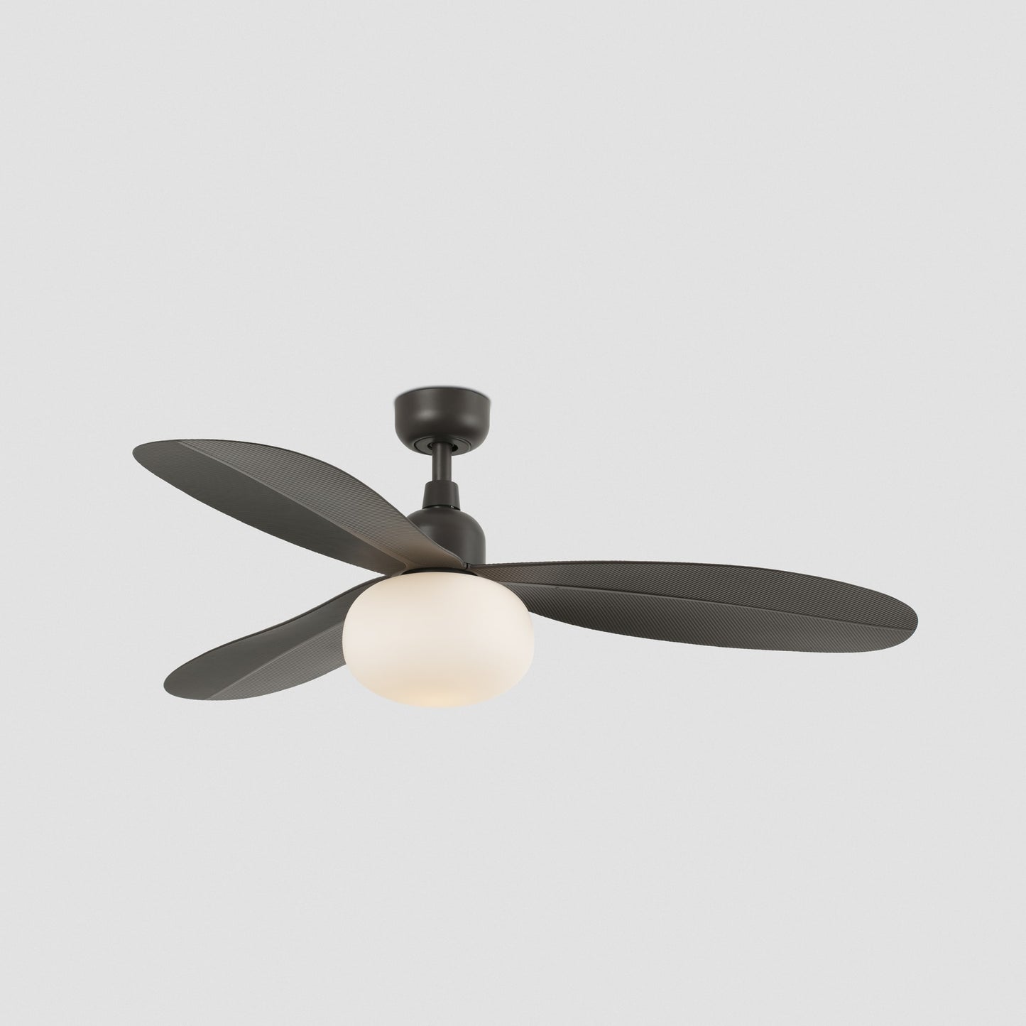 Ventilador de Techo Faro Palma M DC Ø129cm Marrón IP44 Tratamiento Seaside - Plano de Cotas