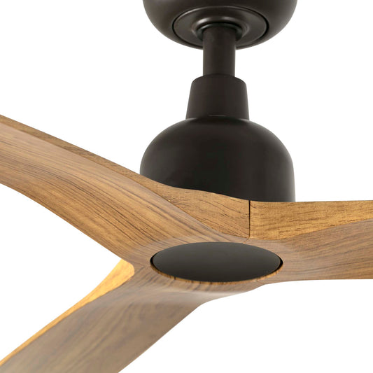 Ventilador de Techo Faro Outwood L DC Ø150cm Marrón Palas Roble IP44 - Detalle