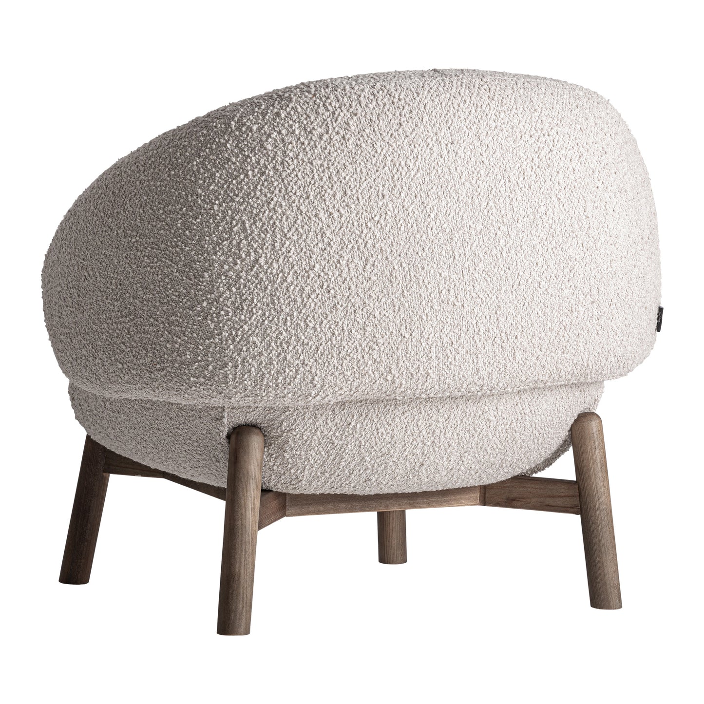 Sillón Jacquard Beige en Madera de Olmo | Vical Home