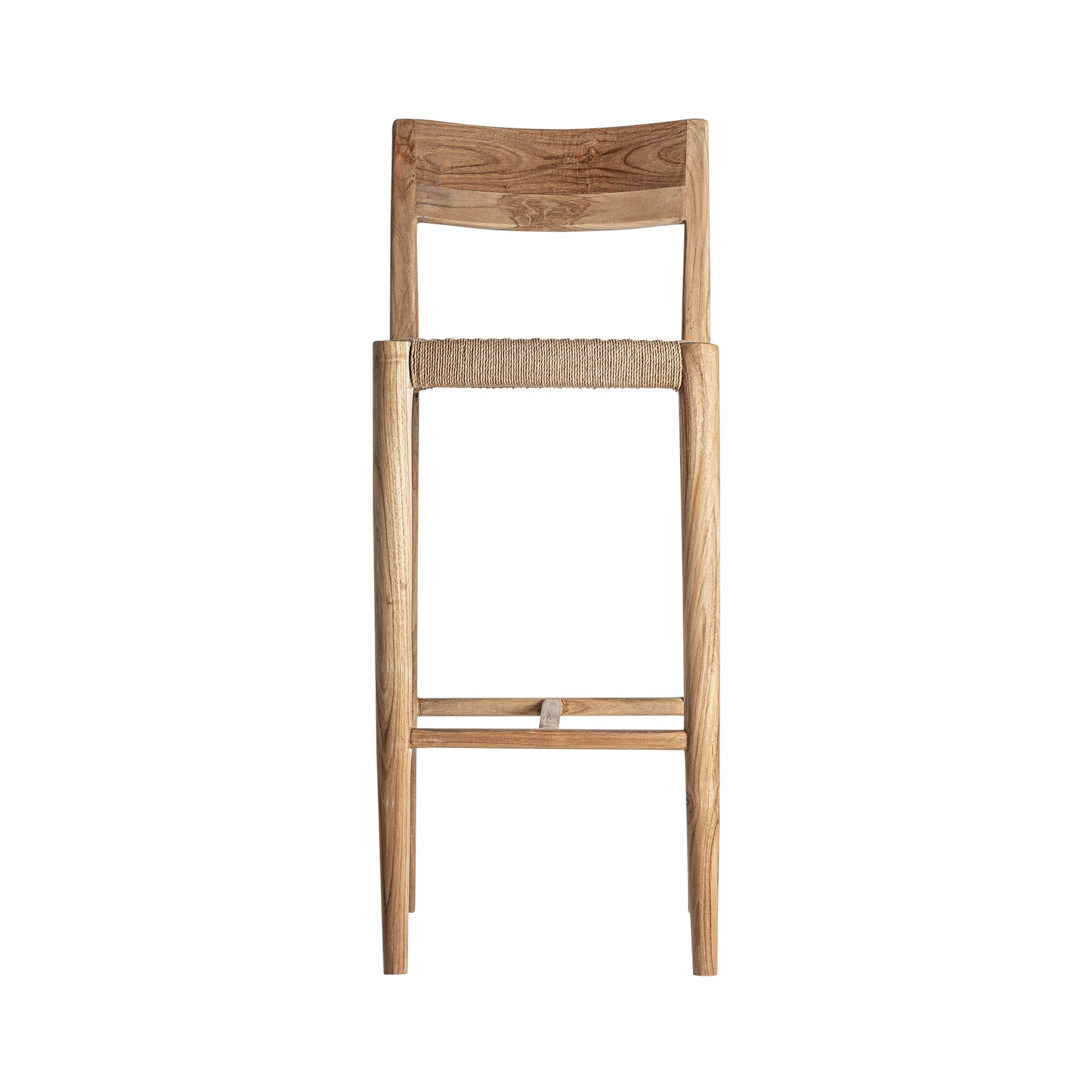 Taburete Caen en Teka y Fibra Natural | Vical Home