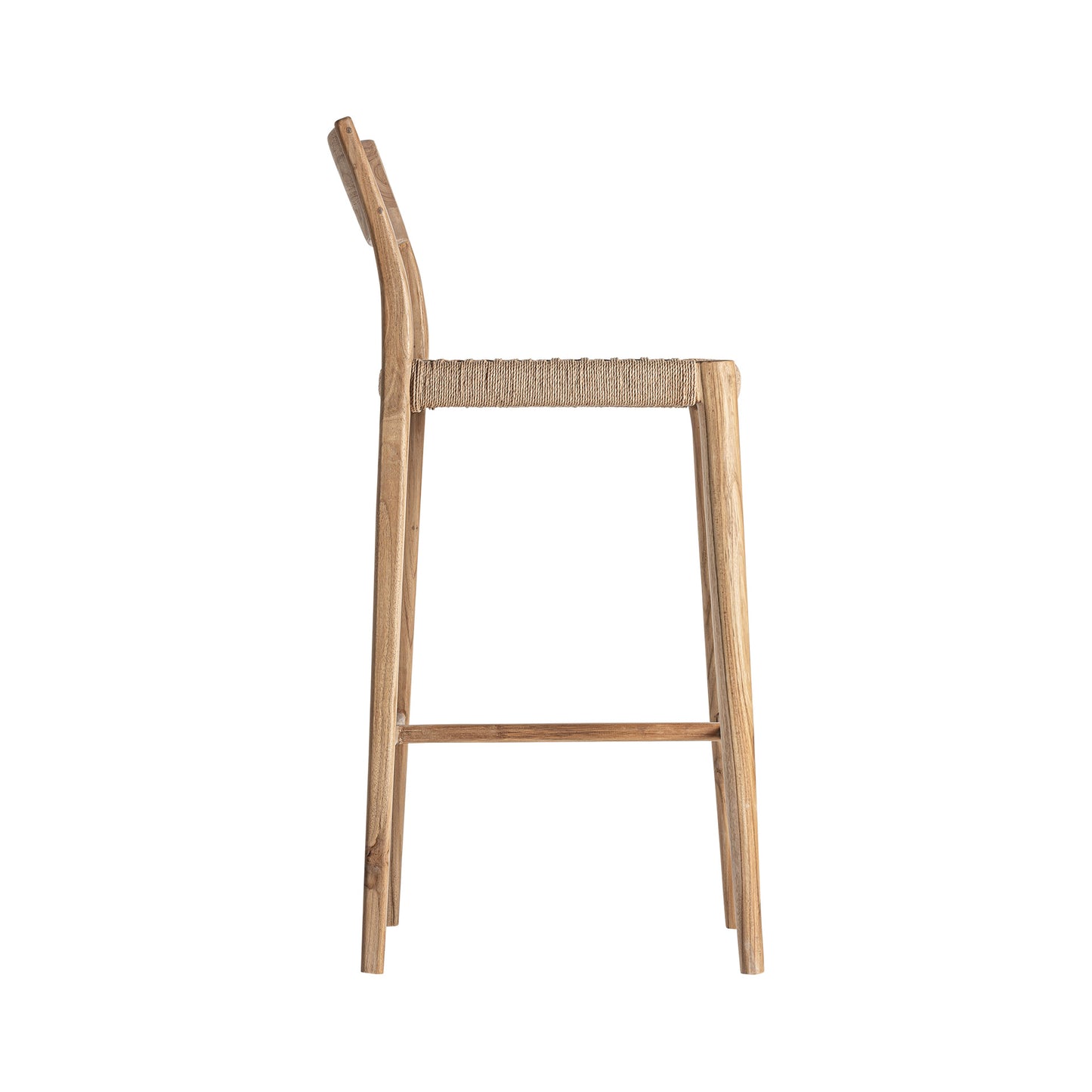 Taburete Caen en Teka y Fibra Natural | Vical Home