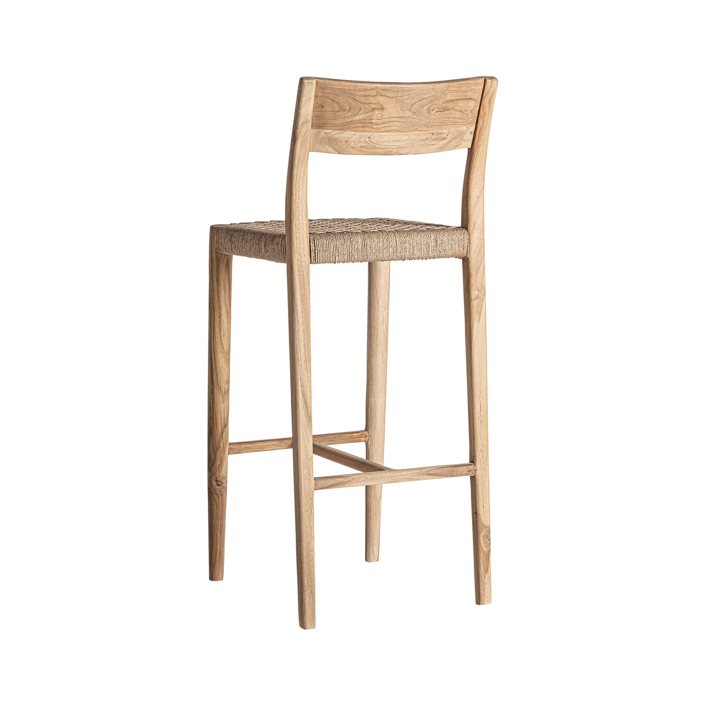 Taburete Caen en Teka y Fibra Natural | Vical Home