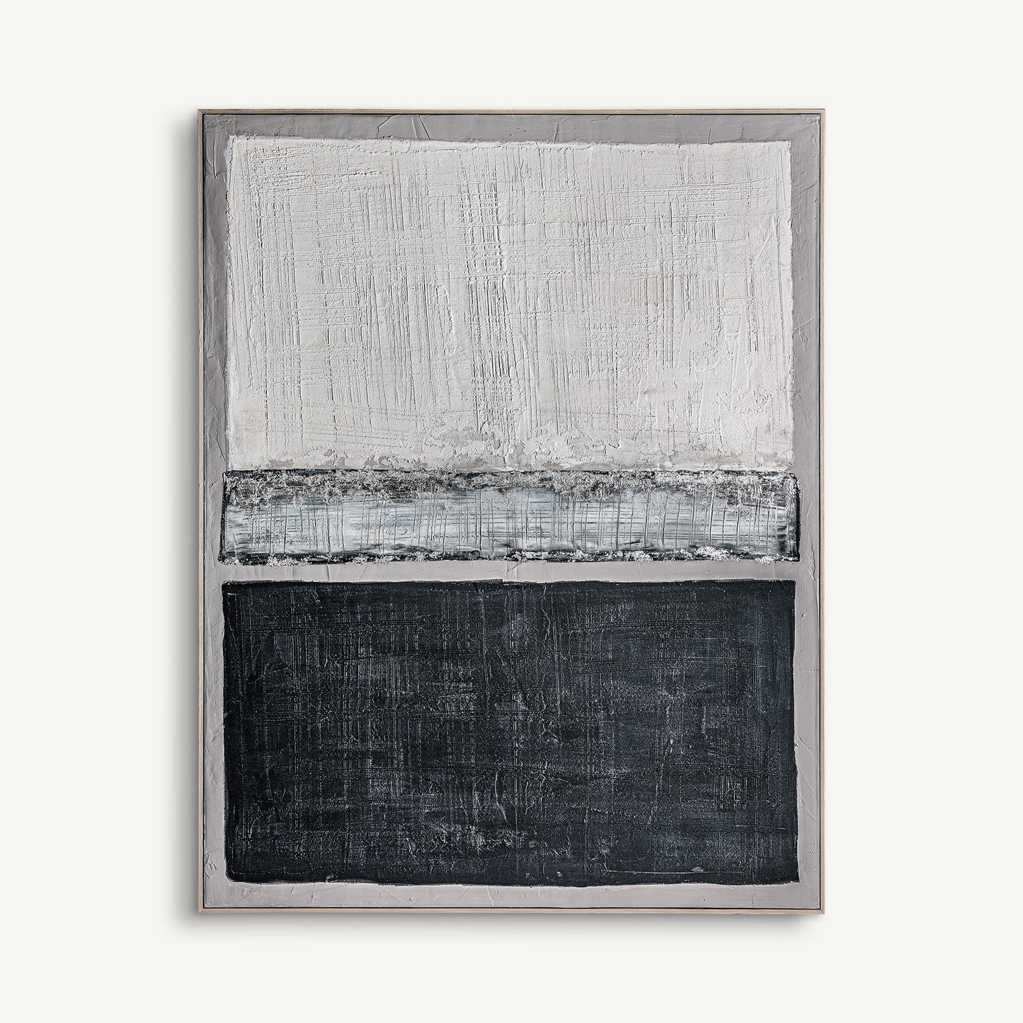 Cuadro Bercher VICAL en tonos gris y azul