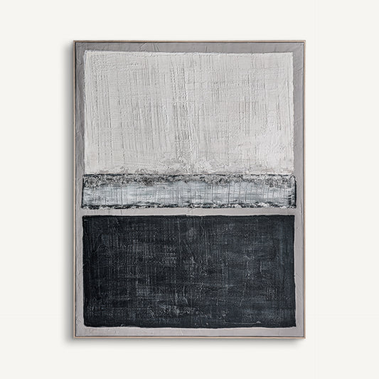 Cuadro Bercher VICAL en tonos gris y azul