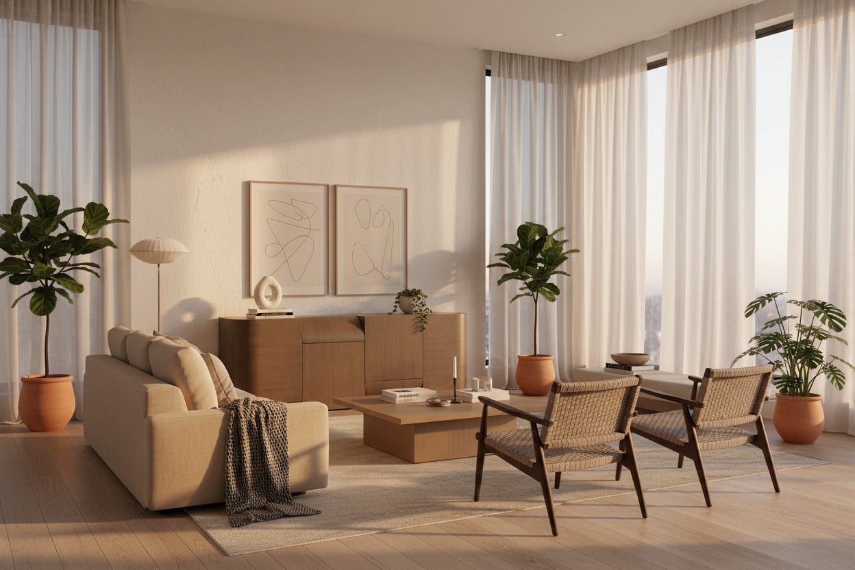 Aparador Aksaray en Roble Marrón | Vical Home