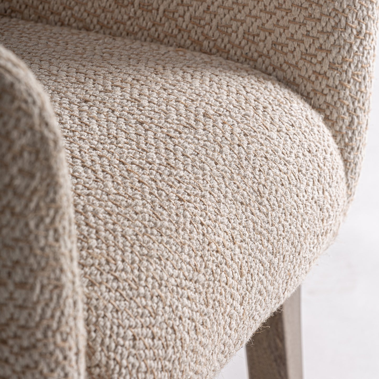 Sillón Liermo Beige en Yute y Algodón | Vical Home
