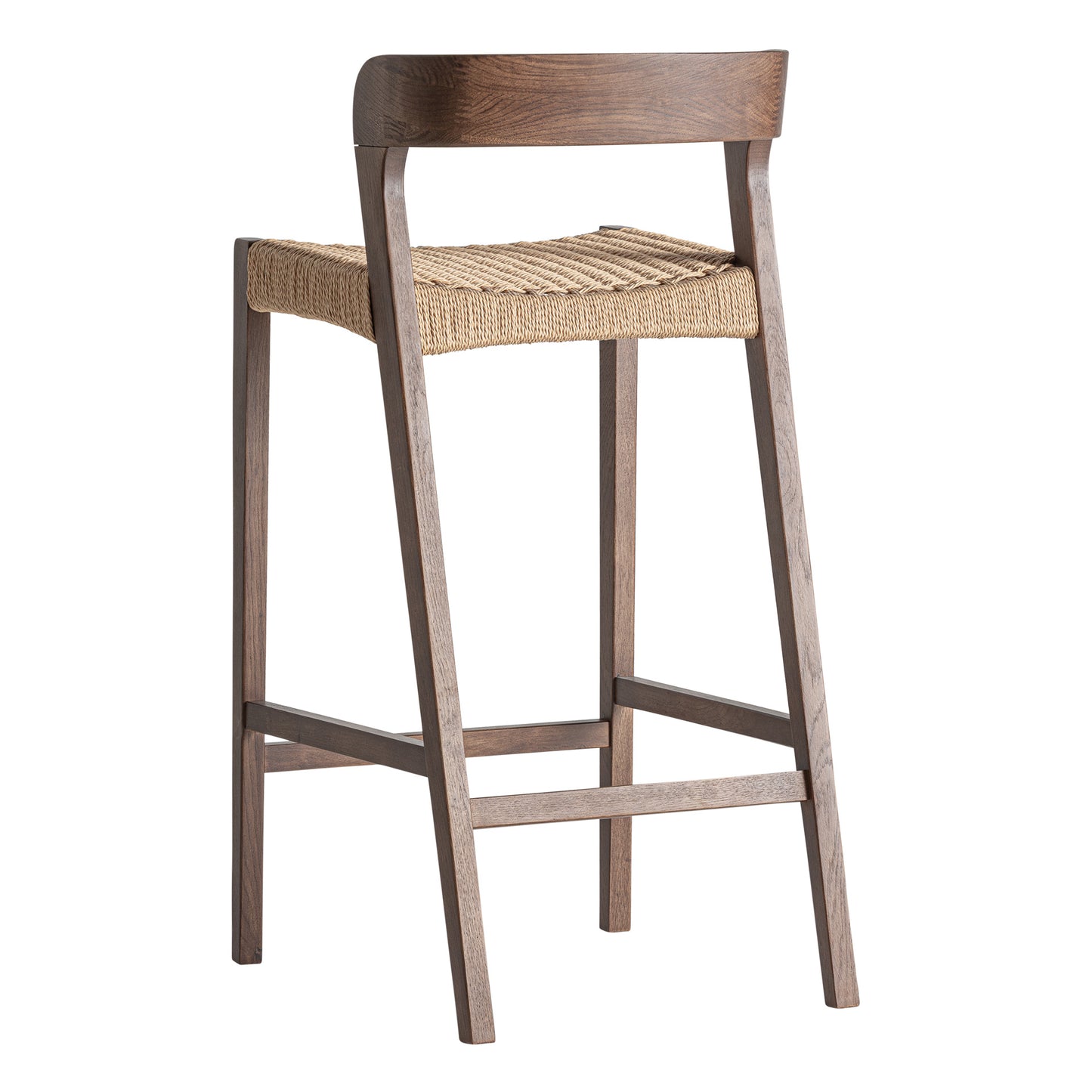 Taburete Flaeh en Roble y Fibra Natural | Vical Home