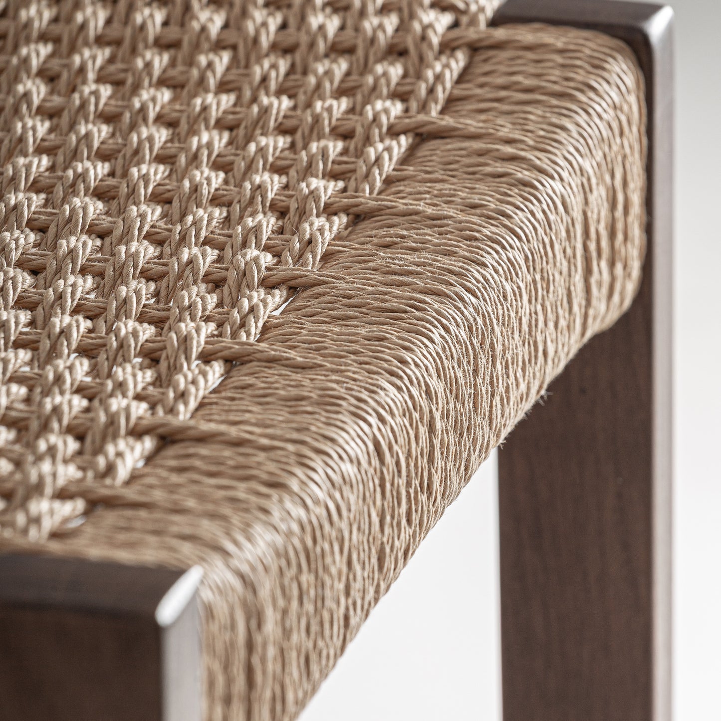 Taburete Flaeh en Roble y Fibra Natural | Vical Home