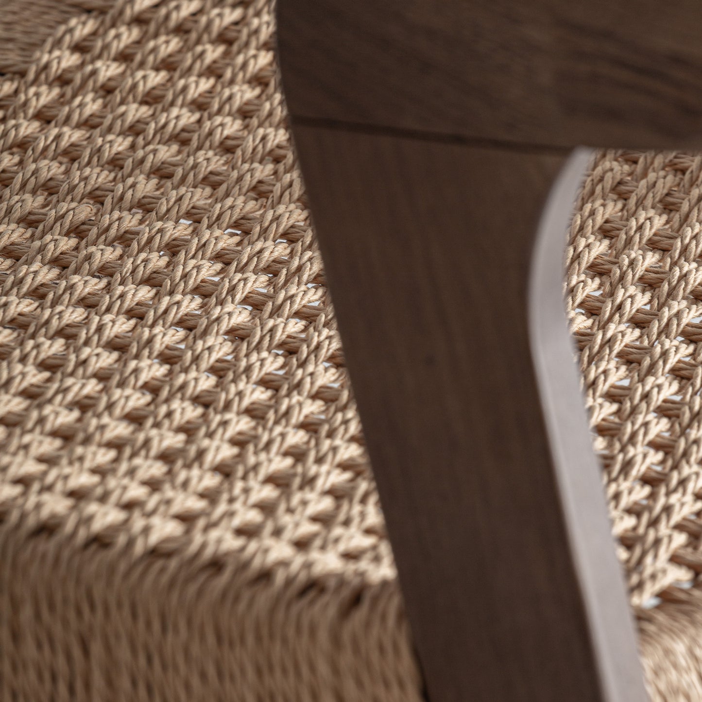 Taburete Flaeh en Roble y Fibra Natural | Vical Home