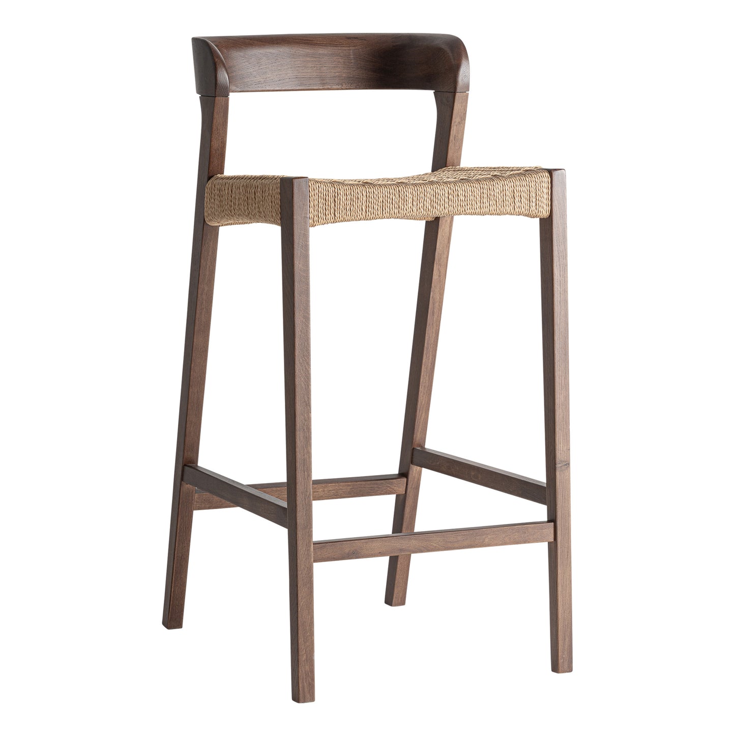 Taburete Flaeh en Roble y Fibra Natural | Vical Home