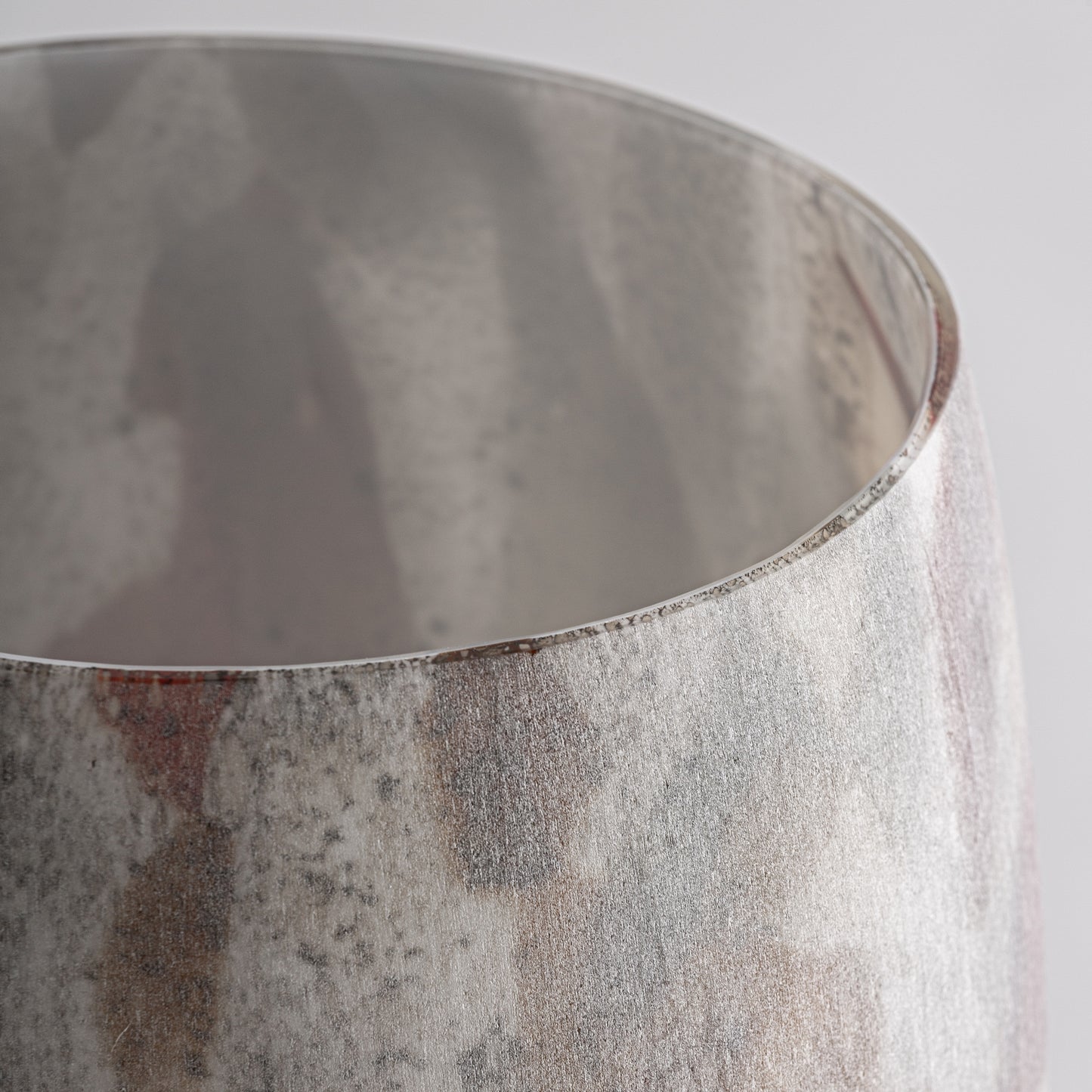 Jarrón Arlo Vical Vidrio Tonos Marrón | Decorativo Contemporáneo 25x43 cm