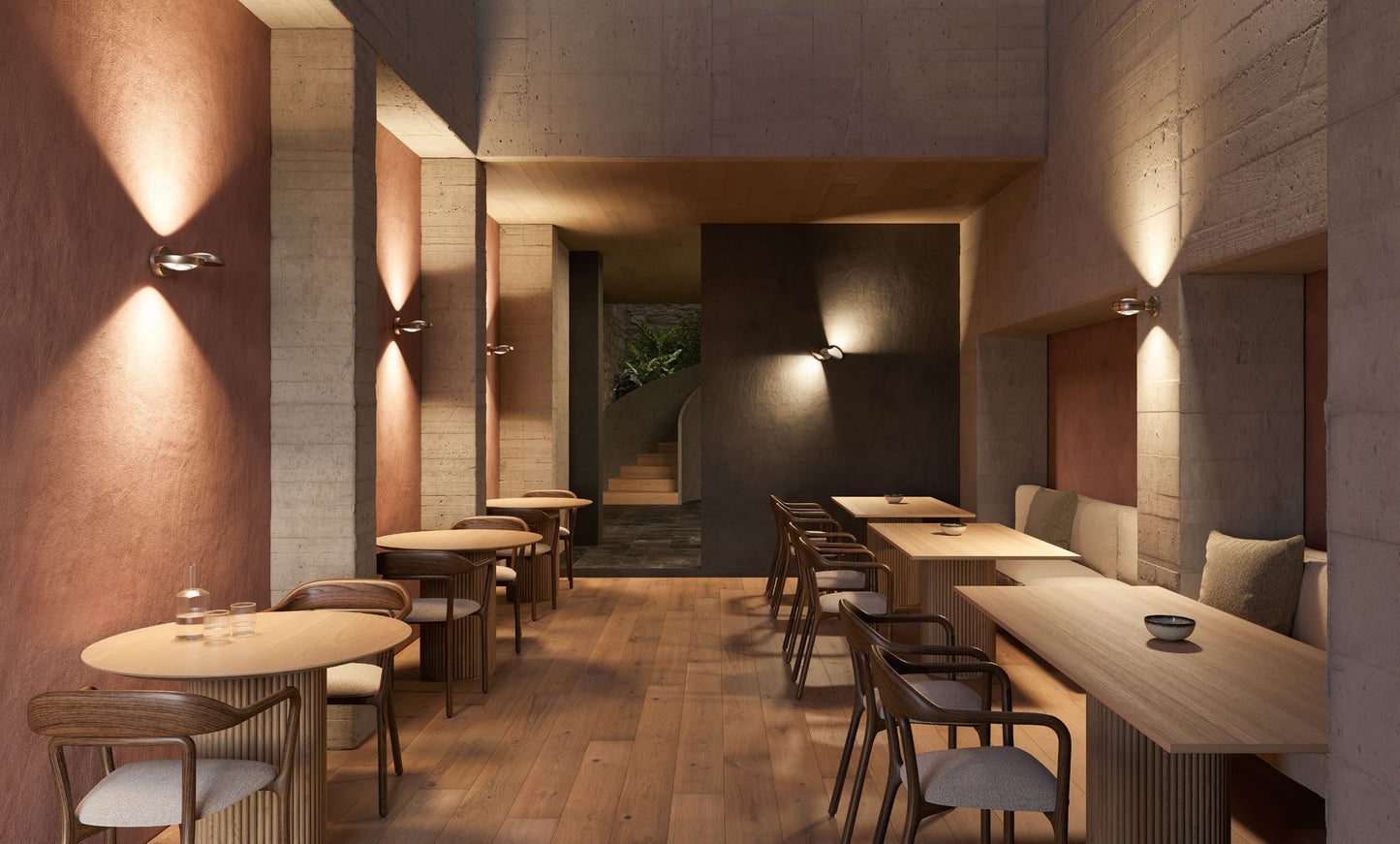 Aplique Nautilus LODES en Salón de Lujo Contemporáneo