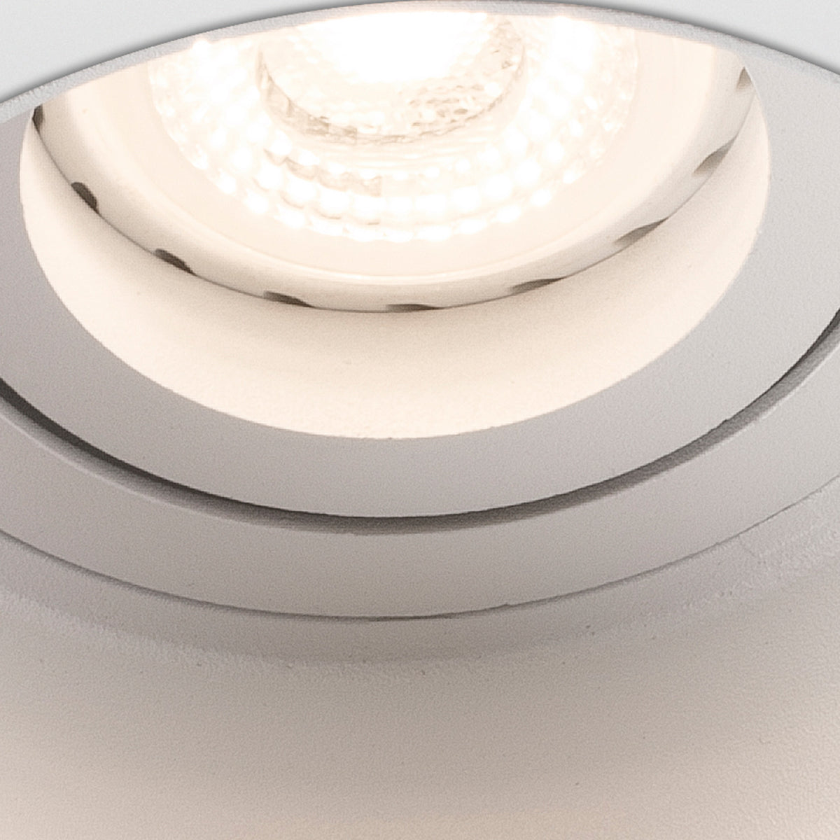 Detalle tecnico Faro HYDE 1 luz orientable redondo blanco IP20 ref 40110