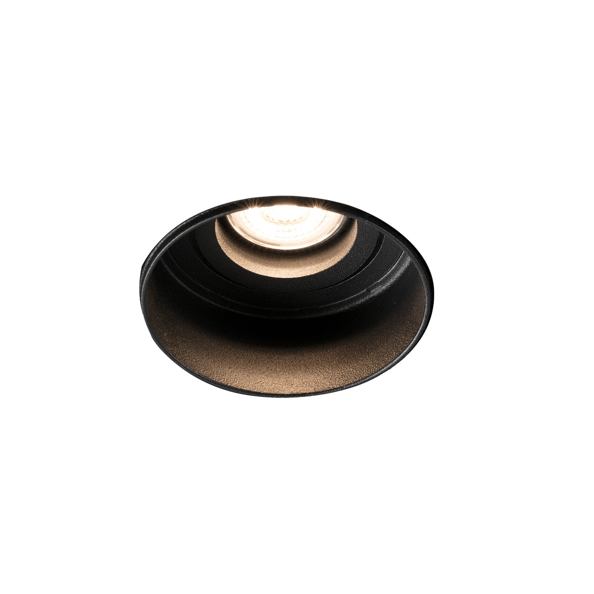 Faro HYDE 1 luz orientable redondo negro IP20 ref 40111