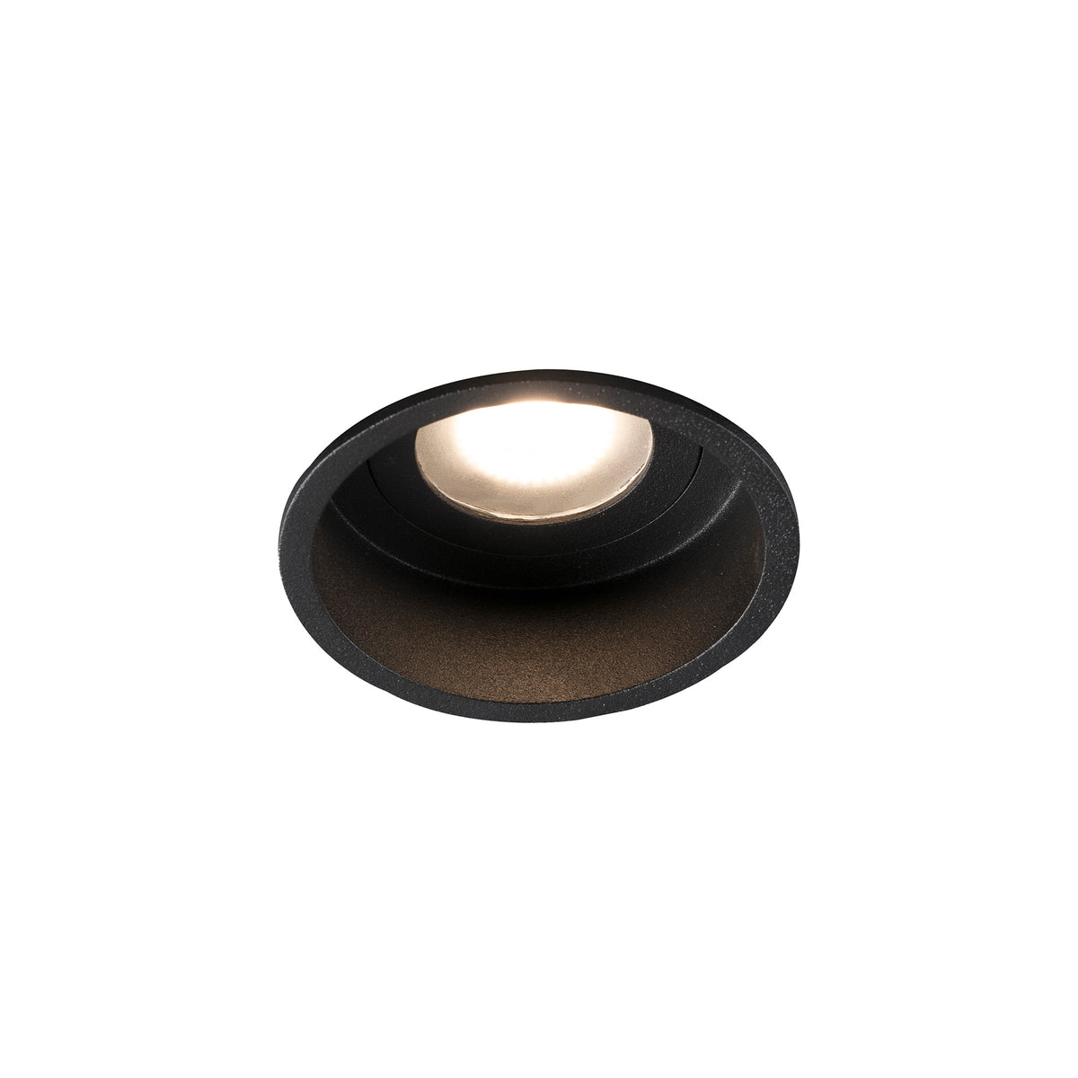Faro HYDE fijo redondo negro IP44 ref 40115