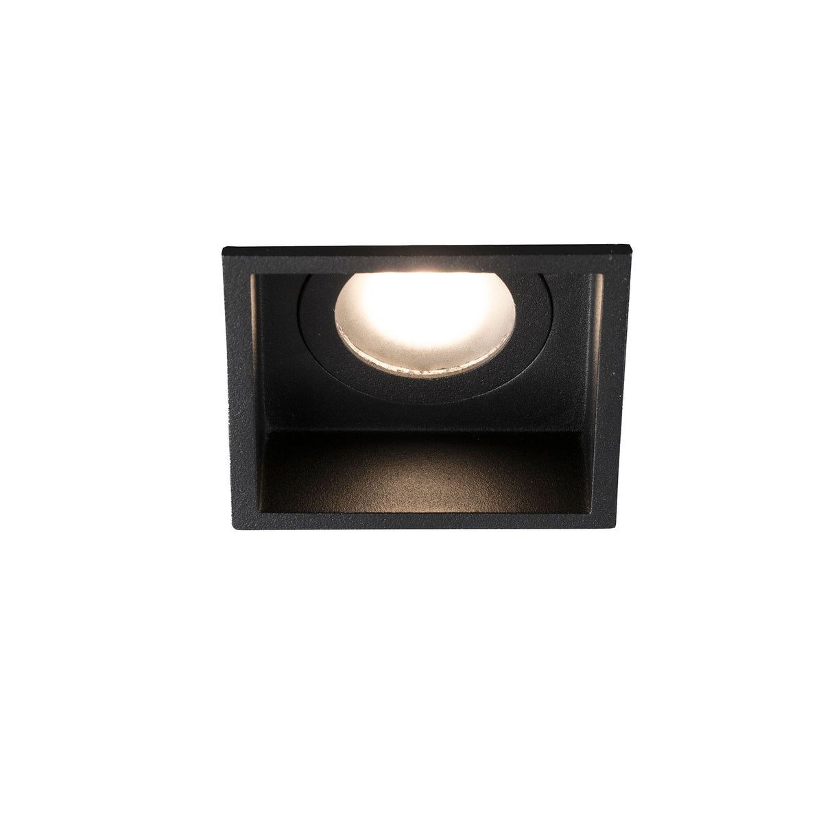 Faro HYDE 1 luz fijo cuadrado negro IP44 ref 40117